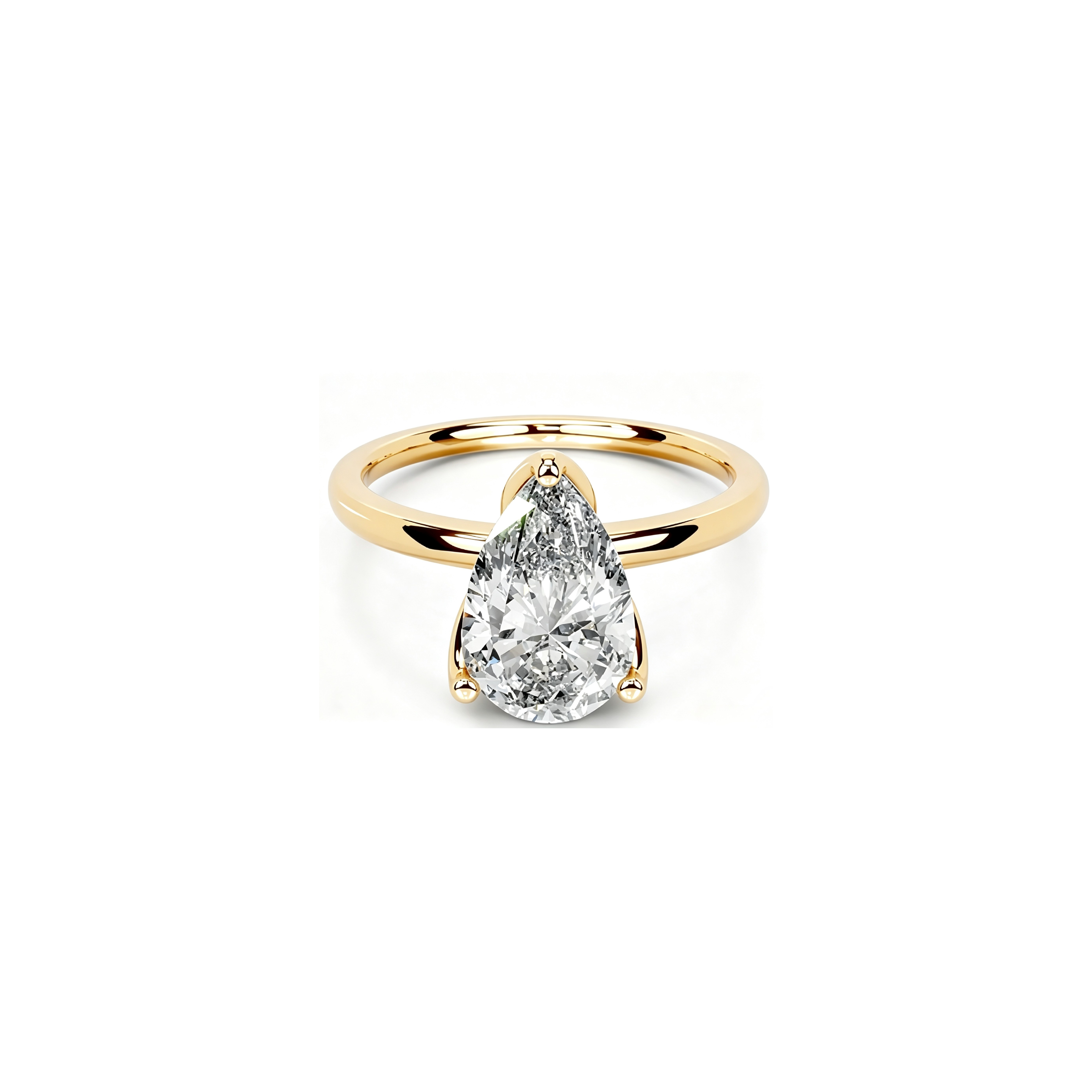 2ct Petal-Prong Ring