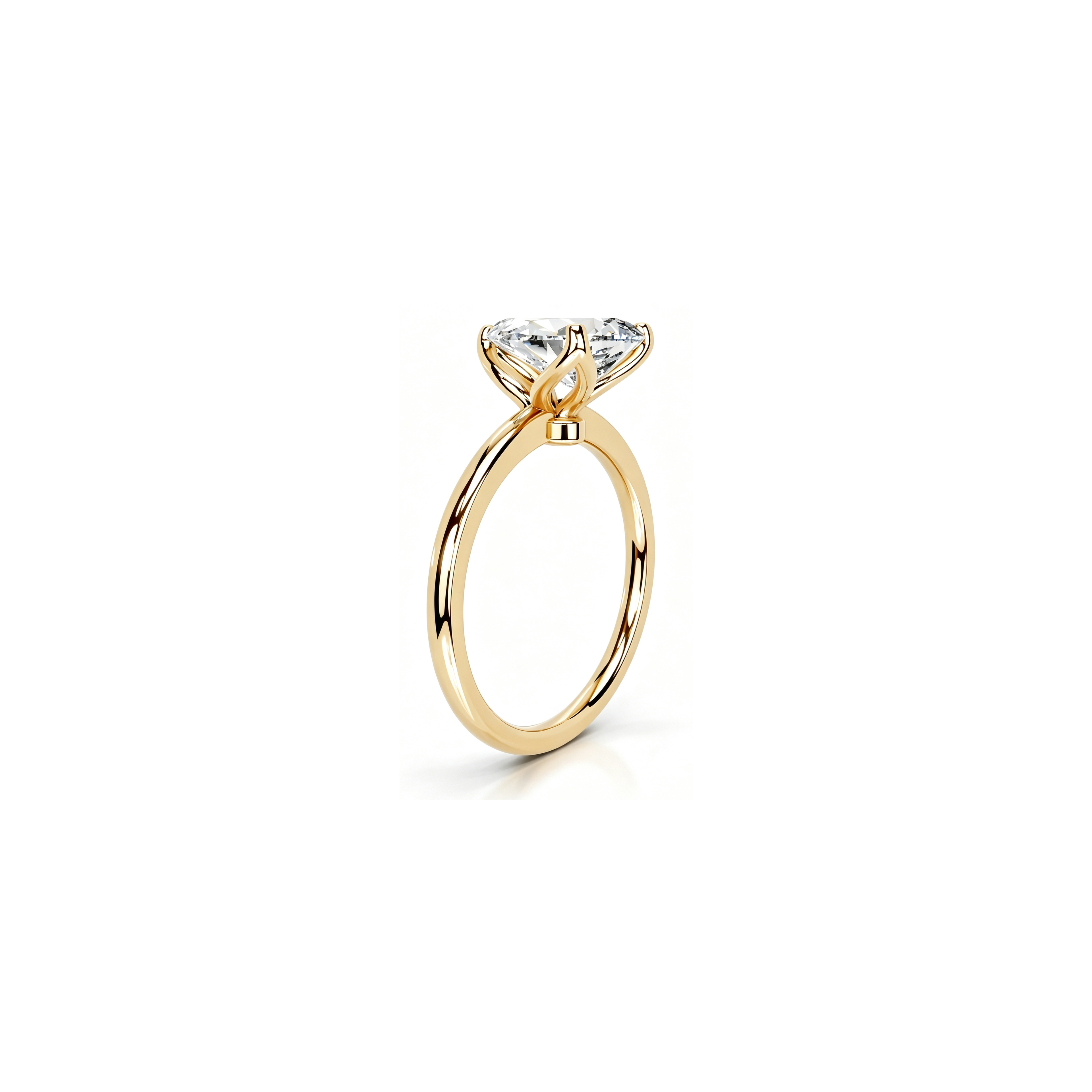 2ct Petal-Prong Ring