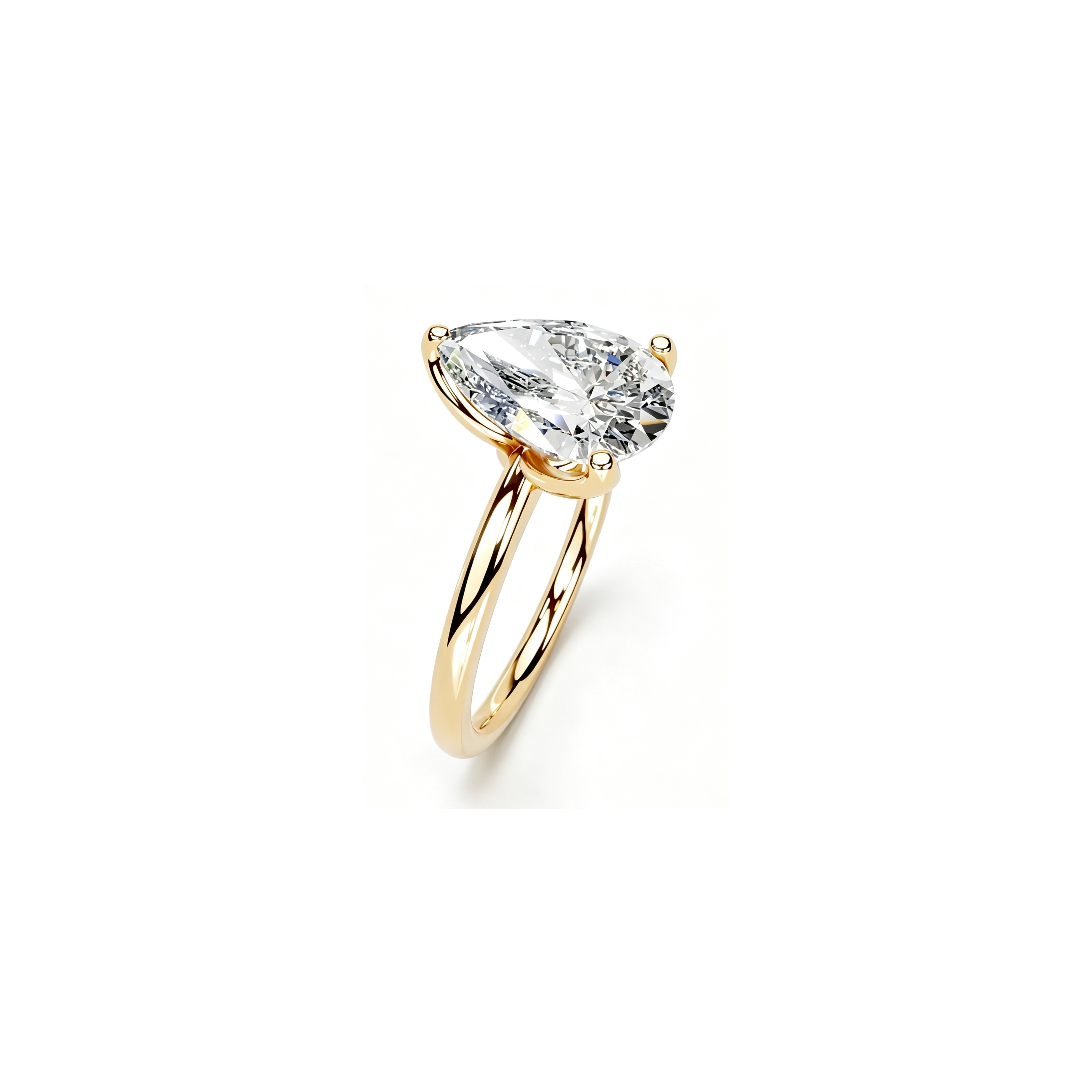 2ct Petal-Prong Ring