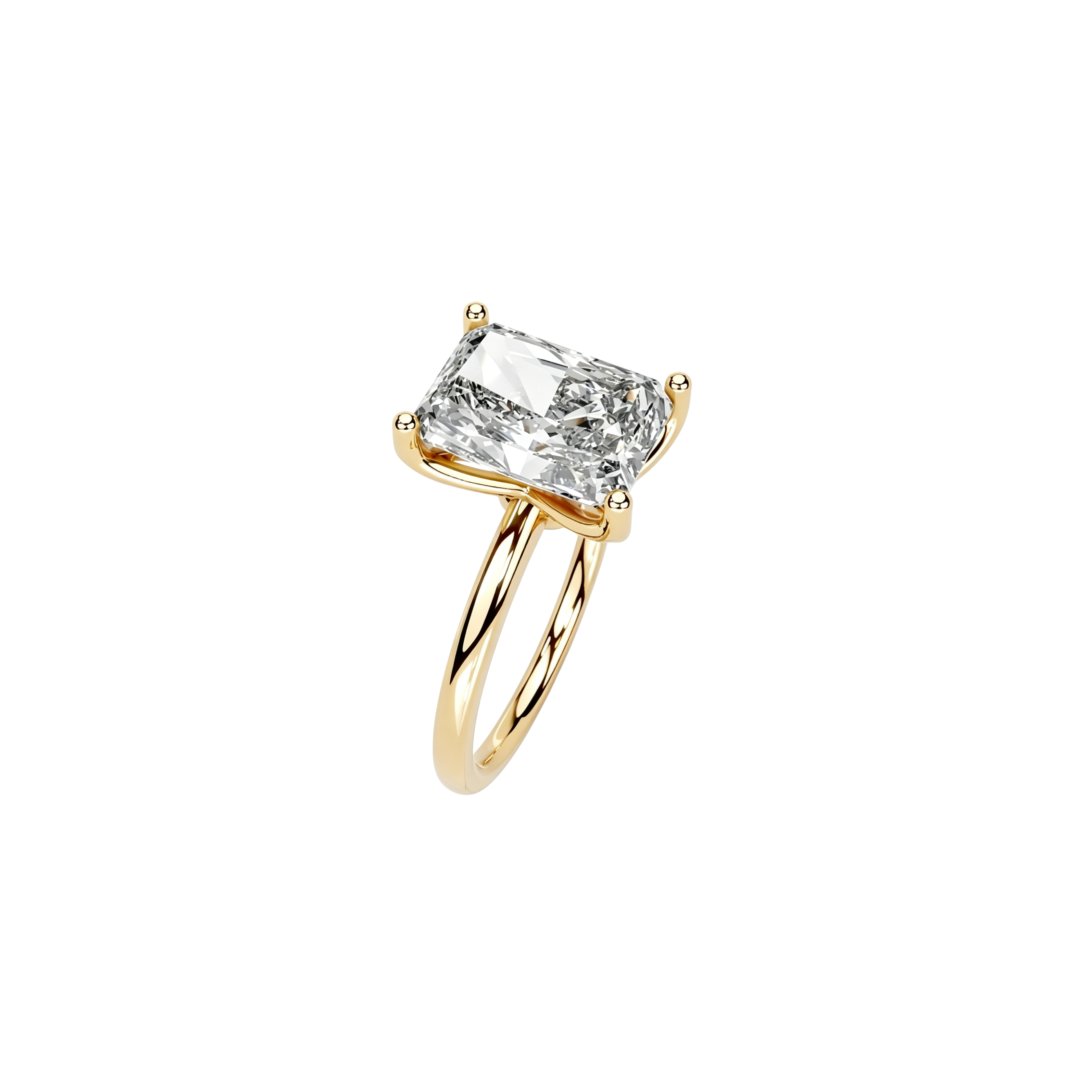 2ct Petal-Prong Ring