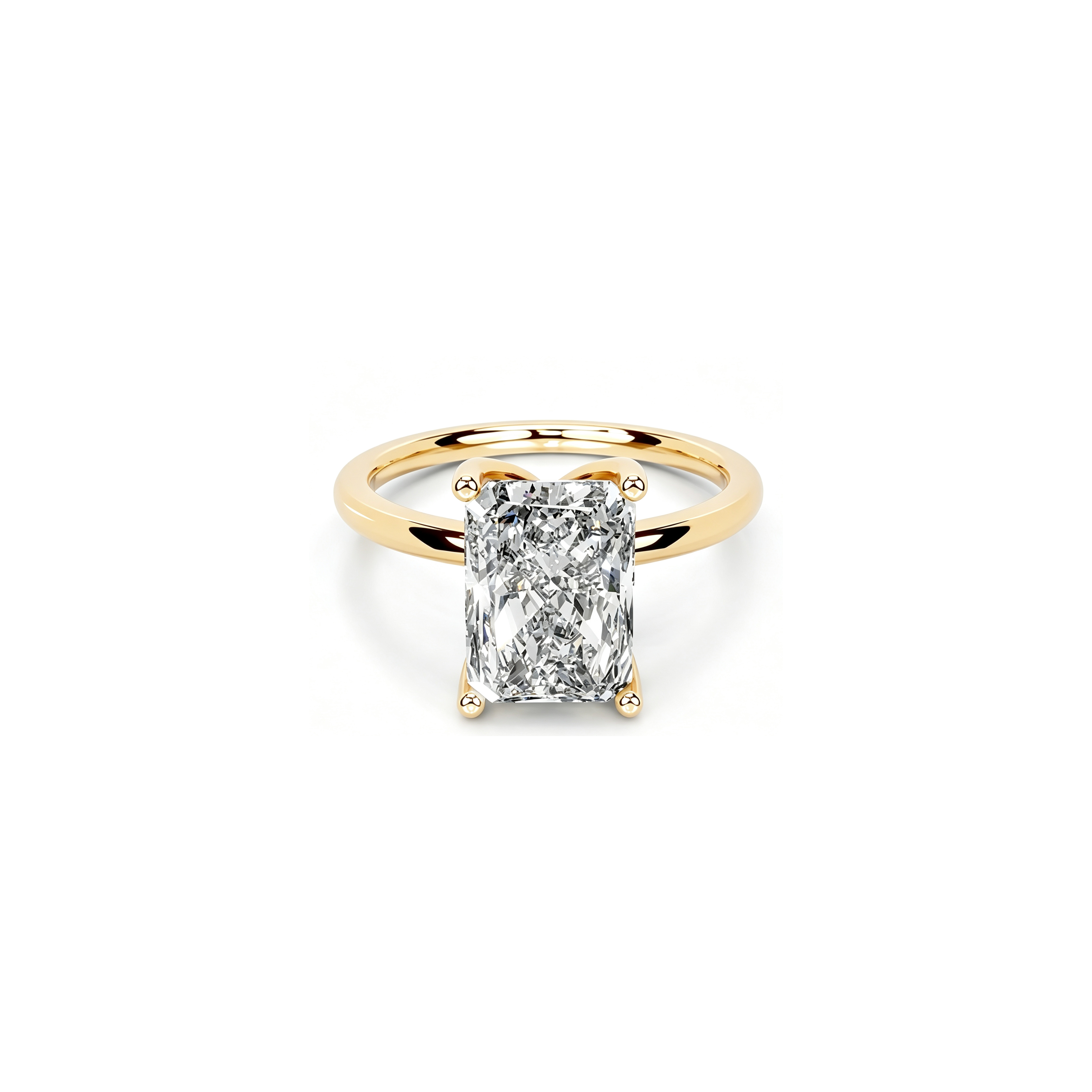 2ct Petal-Prong Ring