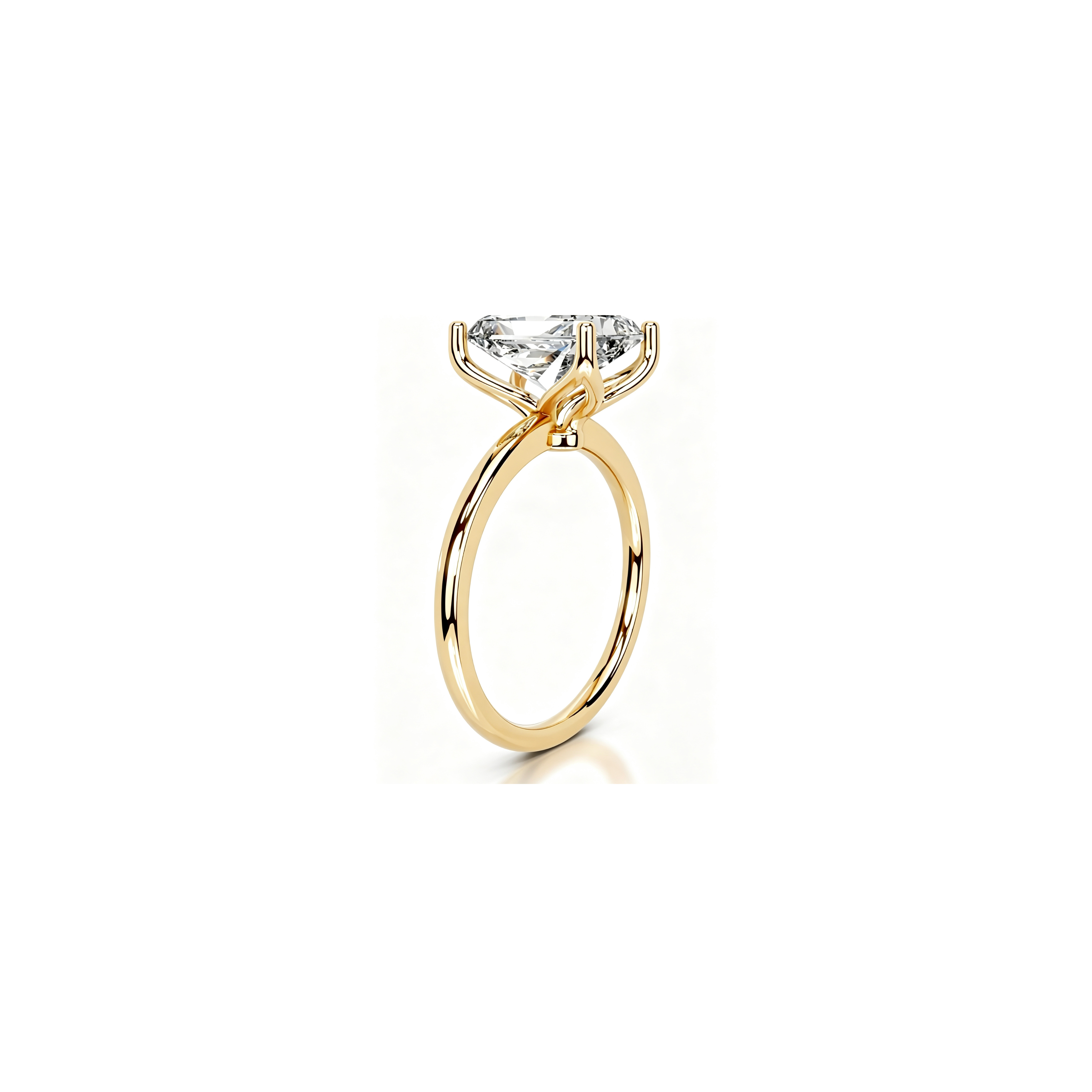 2ct Petal-Prong Ring