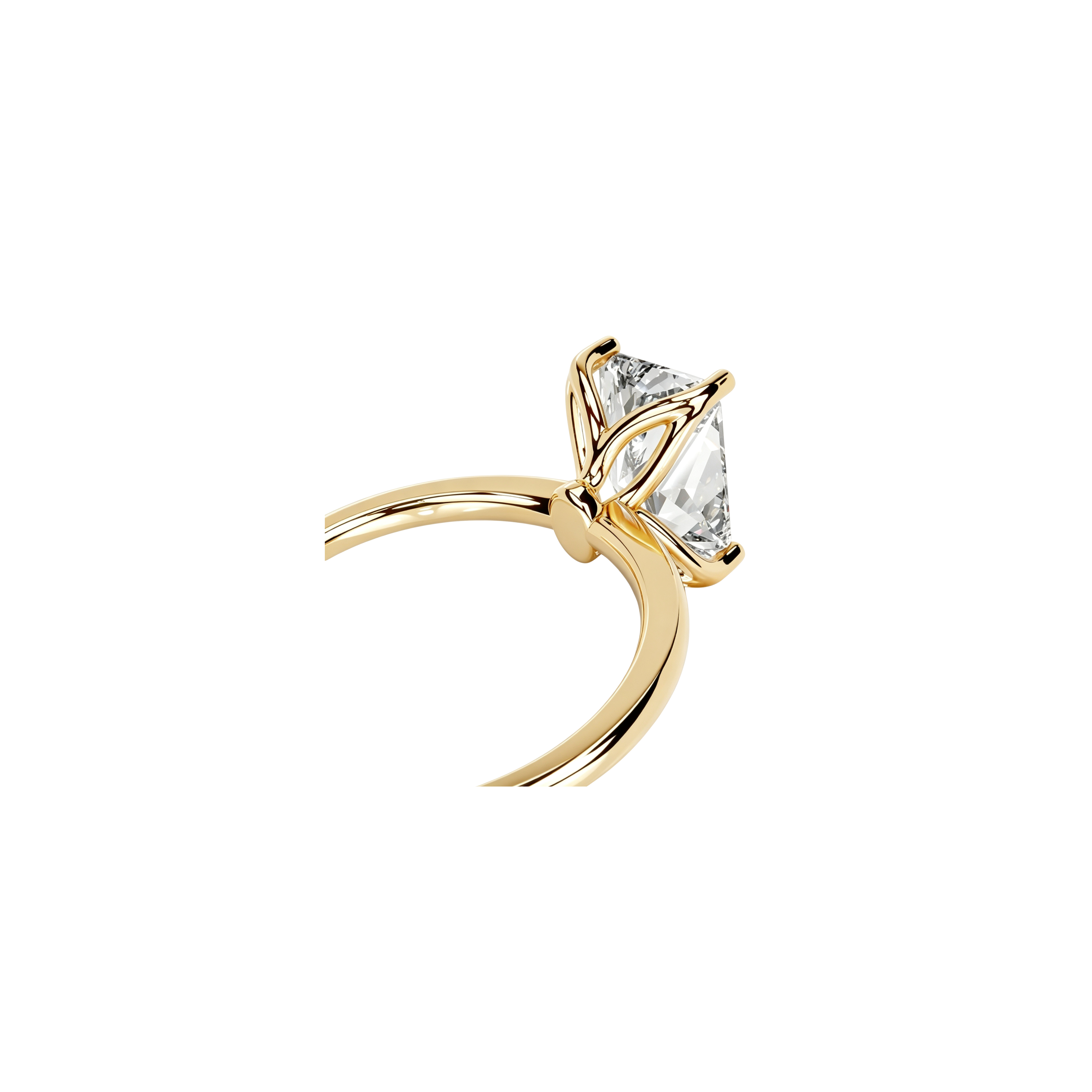 2ct Petal-Prong Ring