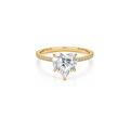 Heart Pavé Halo Ring (2/3/4ct)