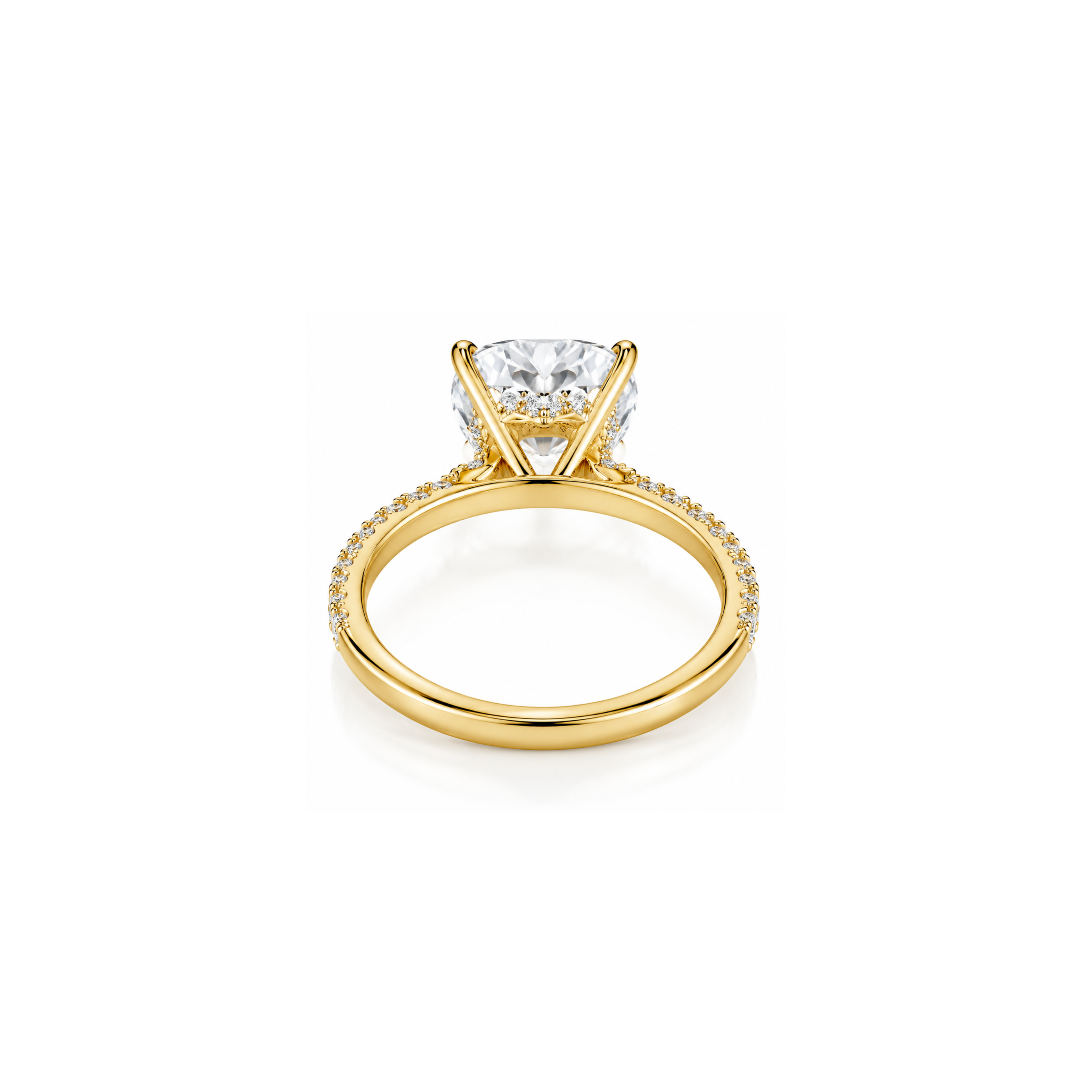 Heart Pavé Halo Ring (2/3/4ct)