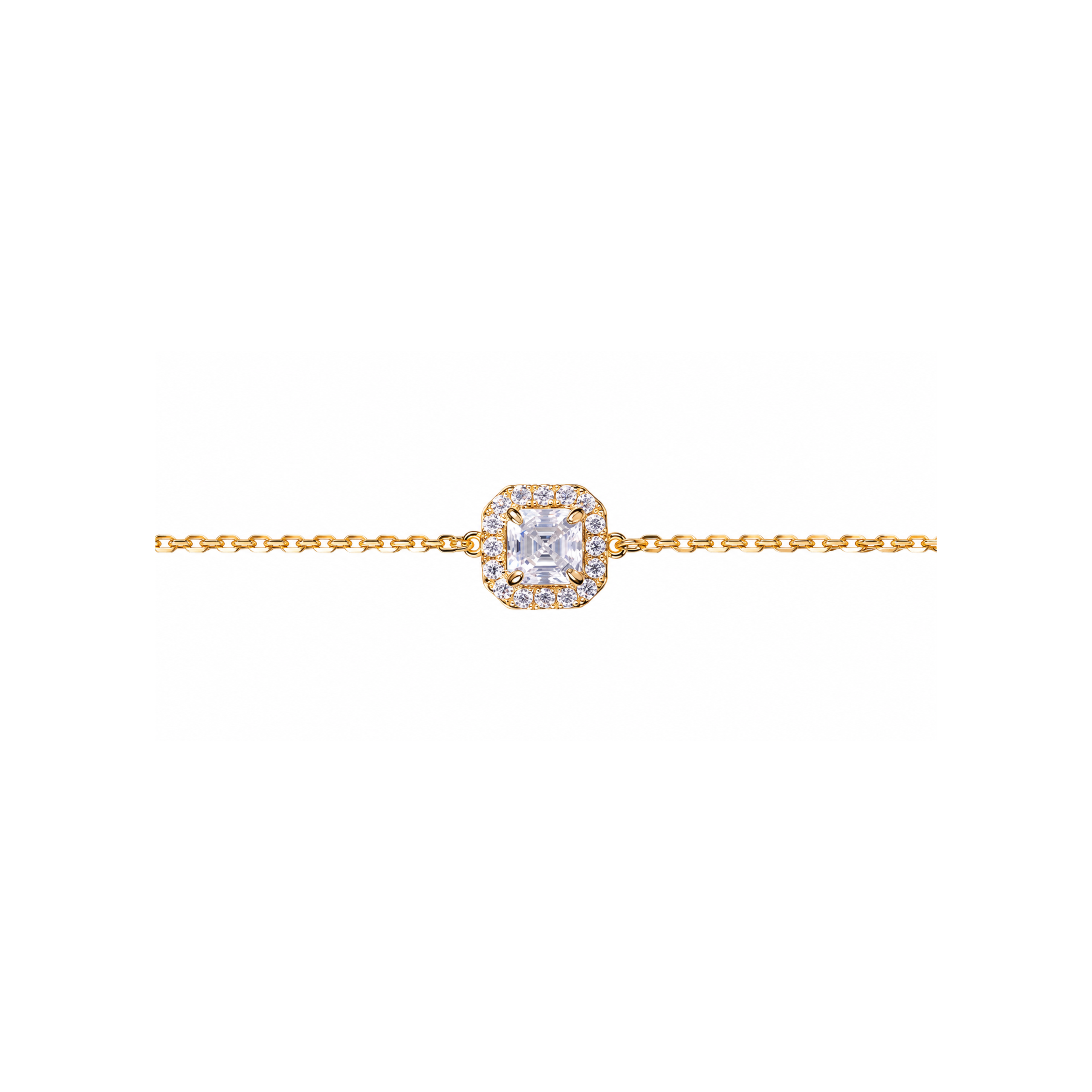 0.5ct Halo Chain Bracelet