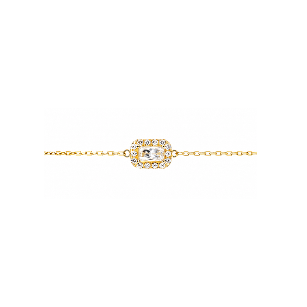 0.5ct Halo Chain Bracelet