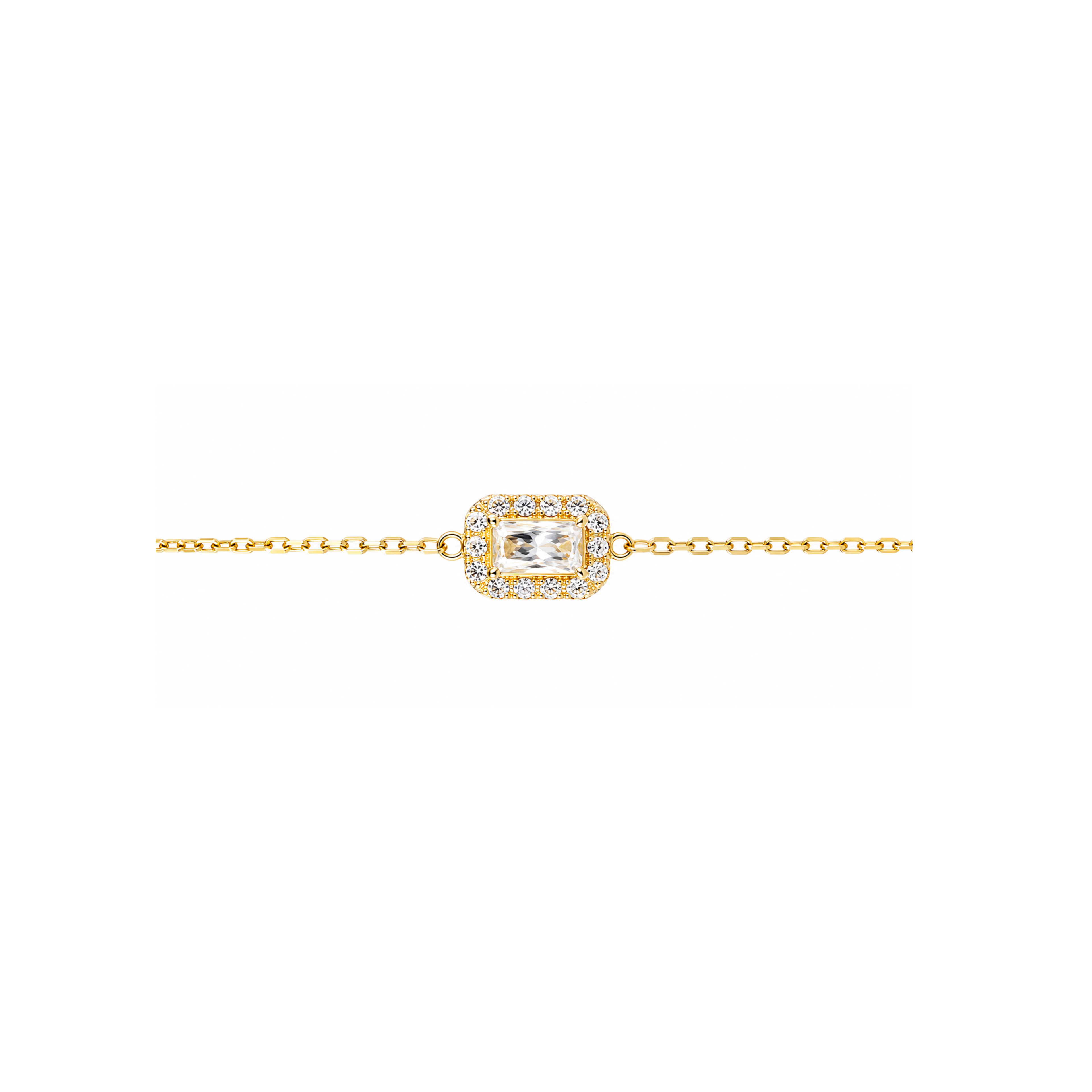 0.5ct Halo Chain Bracelet