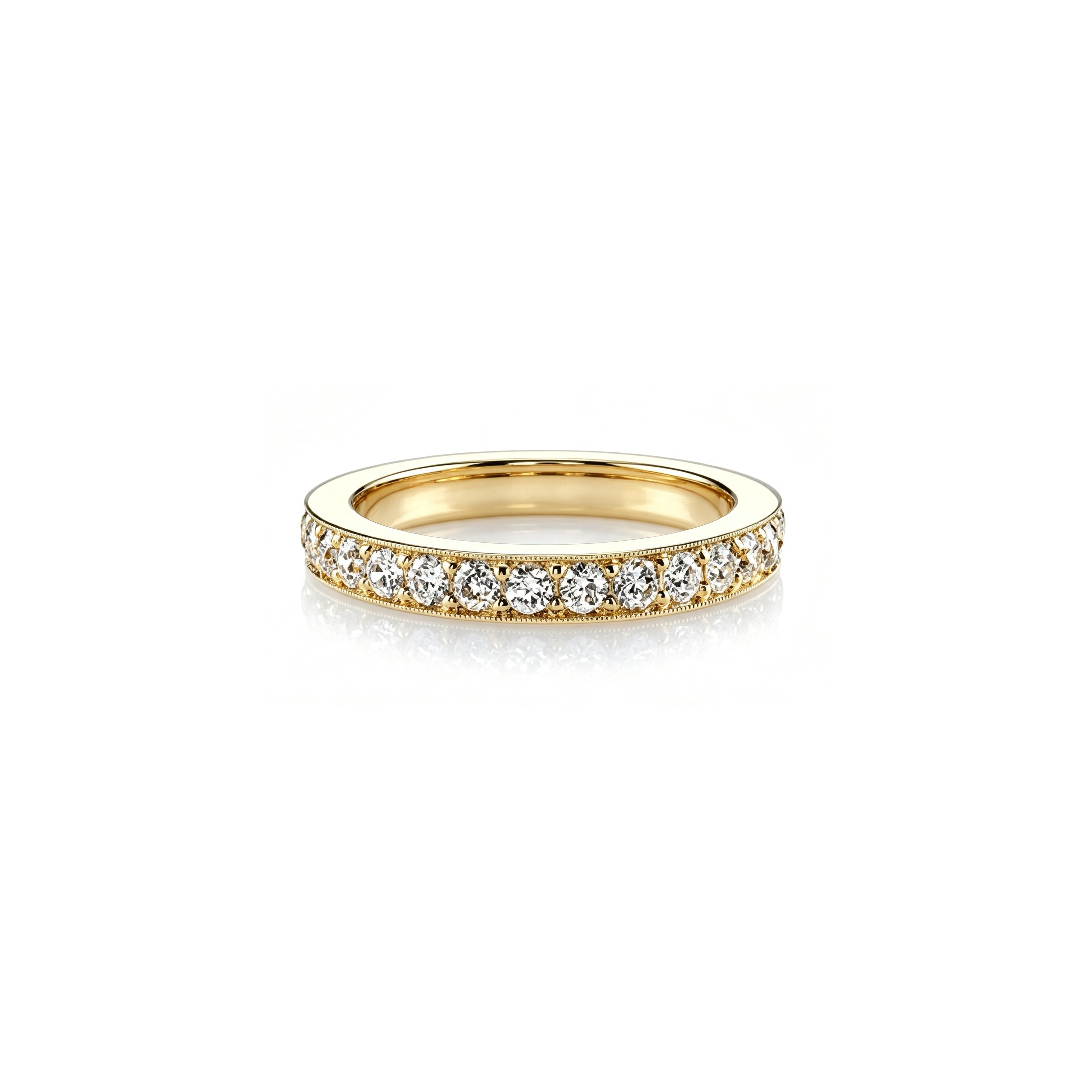 Milgrain Pavé Band