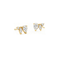 Mixed-Shape Stud Earrings