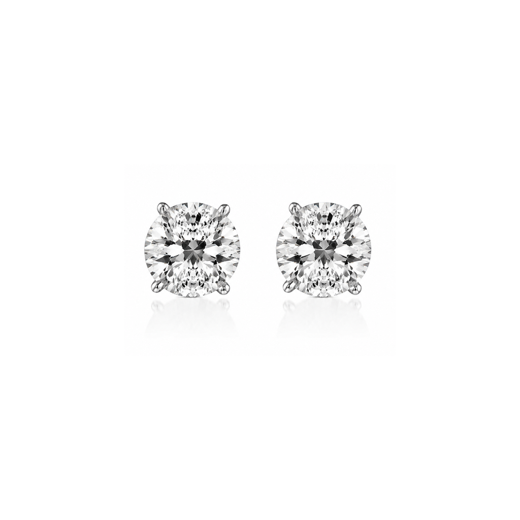 Classic Round Studs (4-prong)