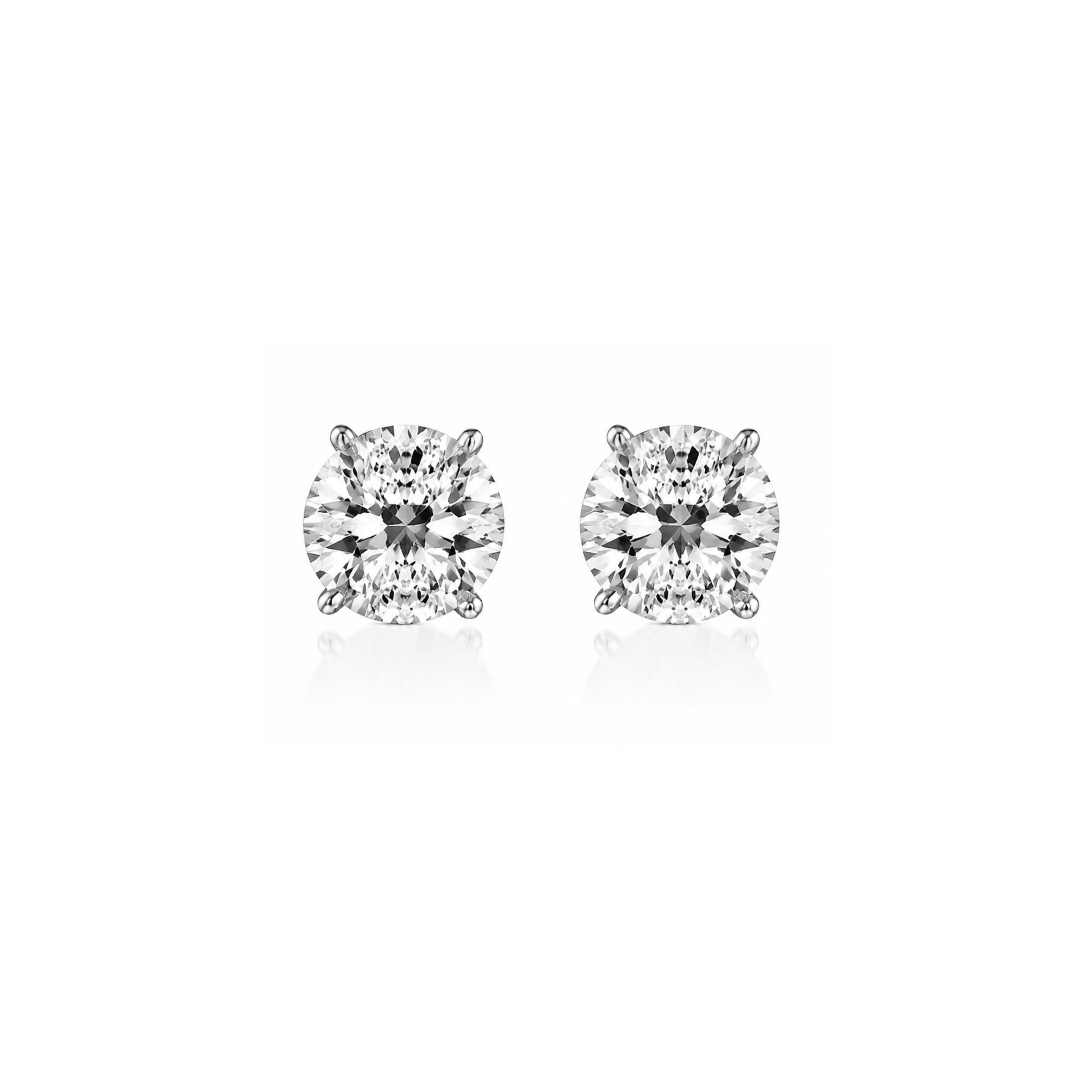 Classic Round Studs (4-prong)