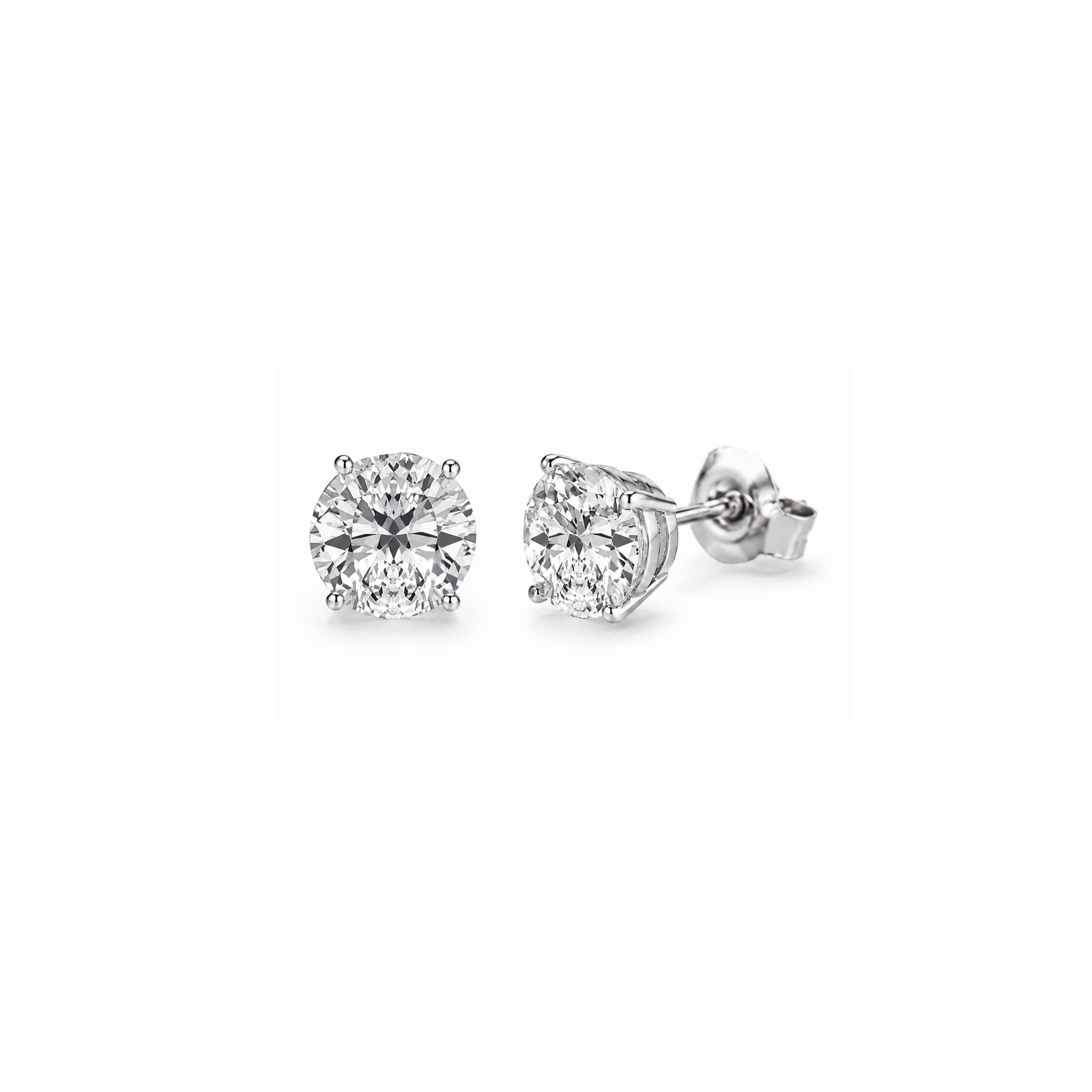 Classic Round Studs (4-prong)