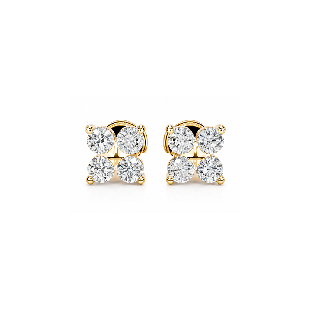 Four-leaf Clover Studs
