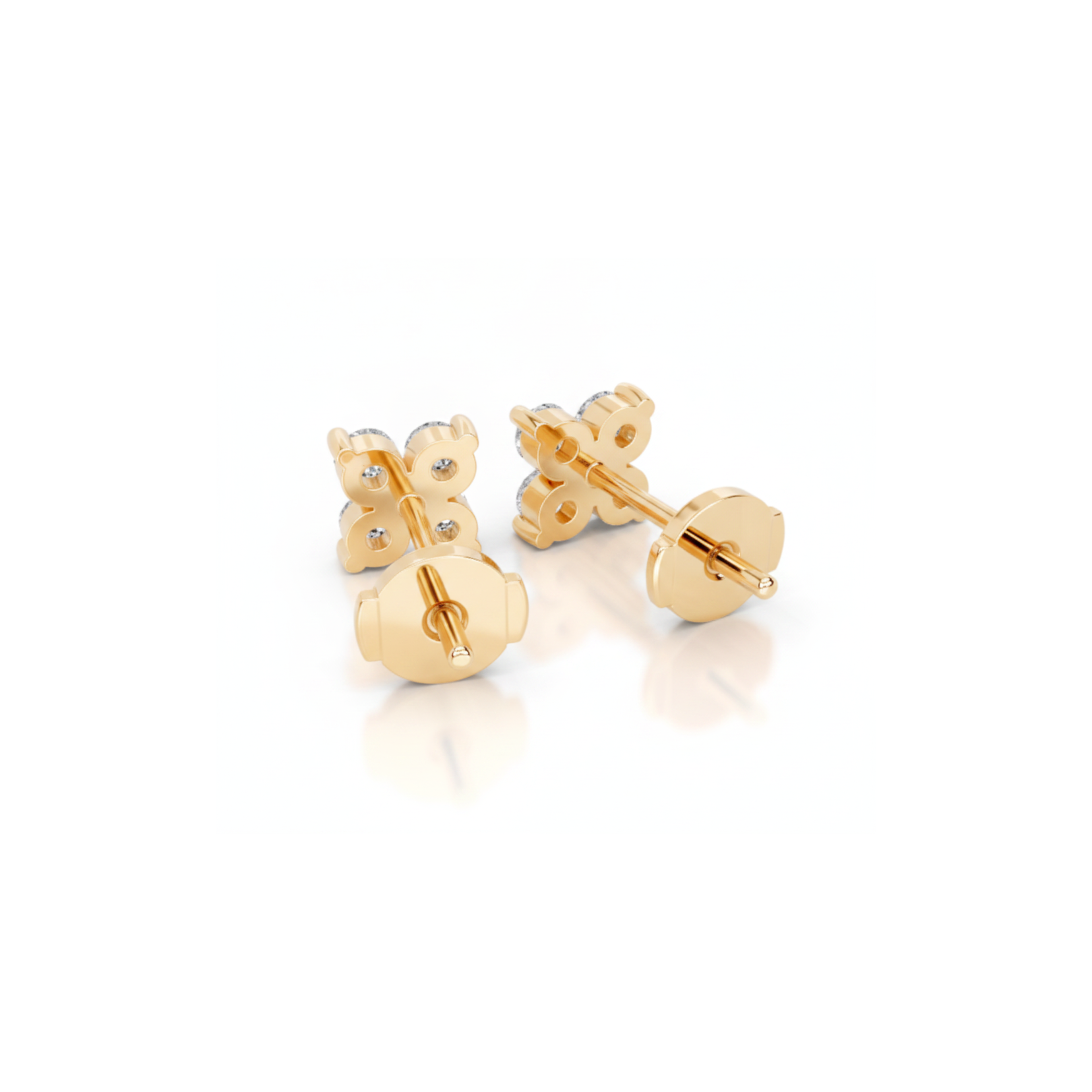 Four-leaf Clover Studs