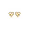 Sweetheart Outline Studs