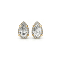 Solitaire Halo Earrings (1ct)