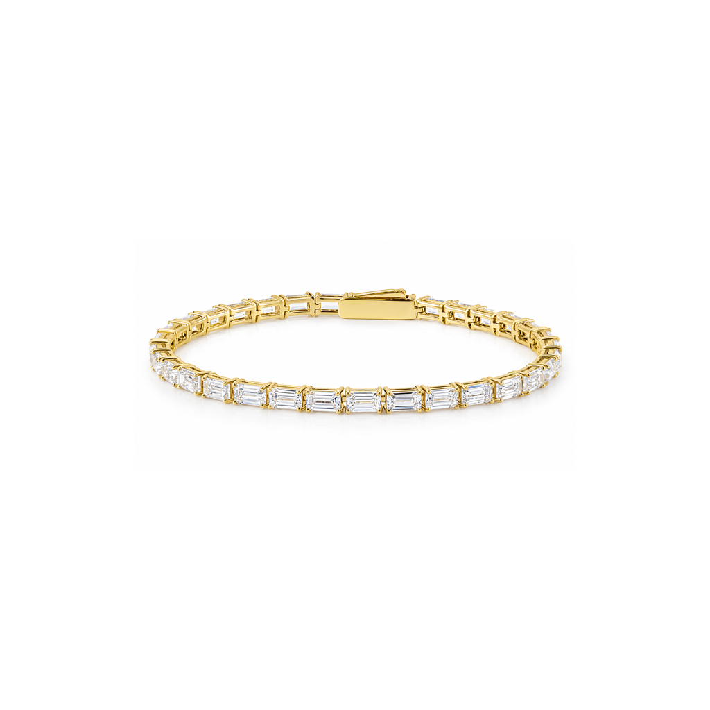 Linear Luxe Emerald-cut Bracelet