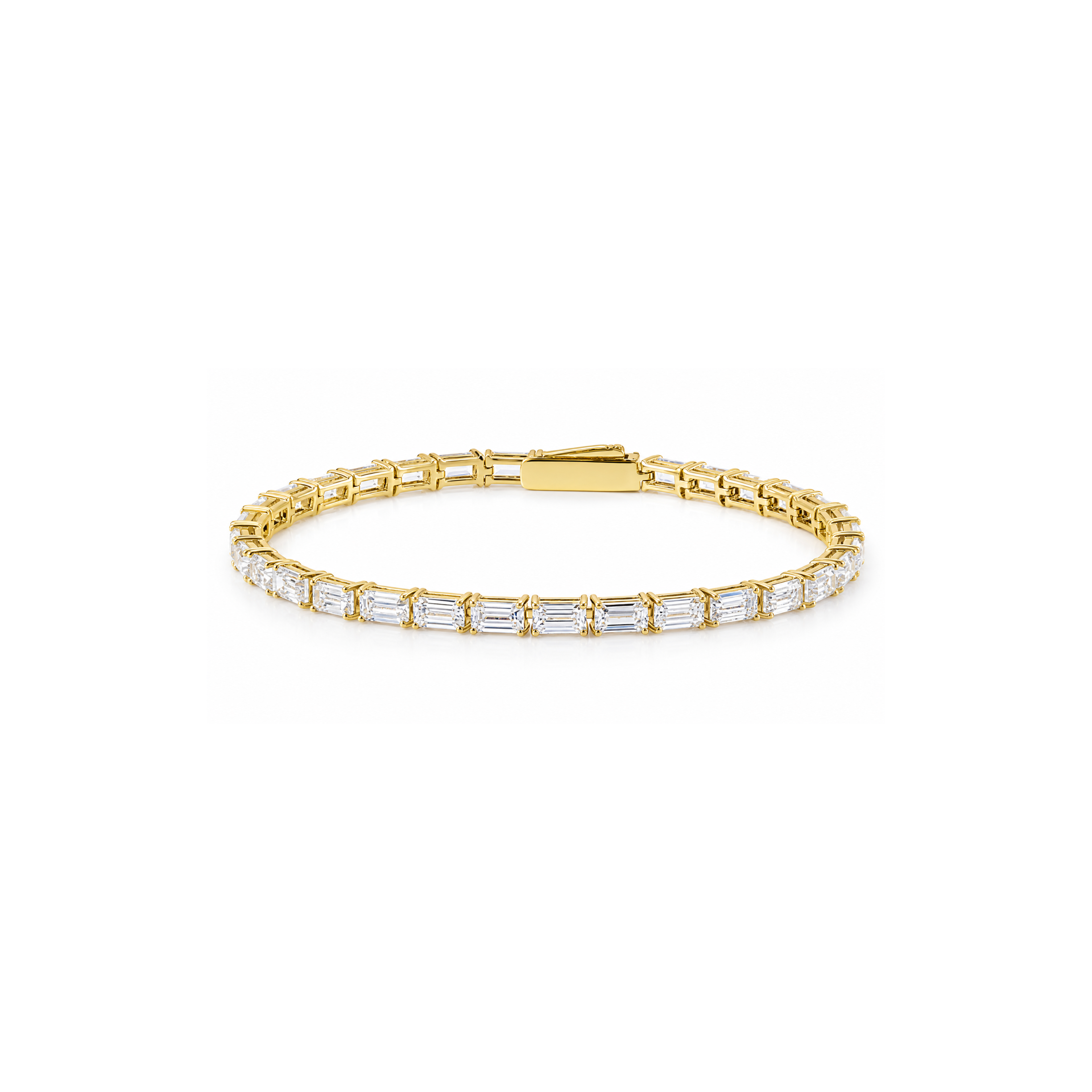 Linear Luxe Emerald-cut Bracelet