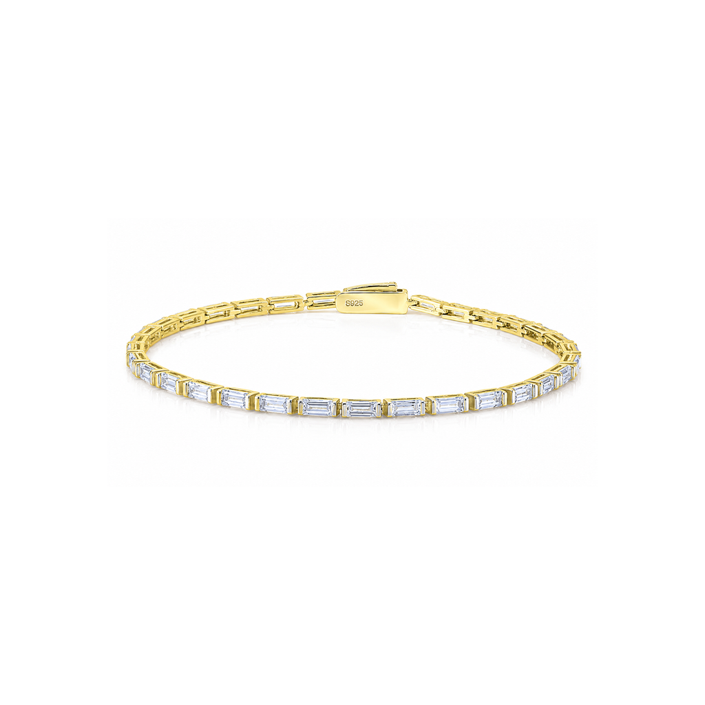 Linear Luxe Emerald-cut Bracelet