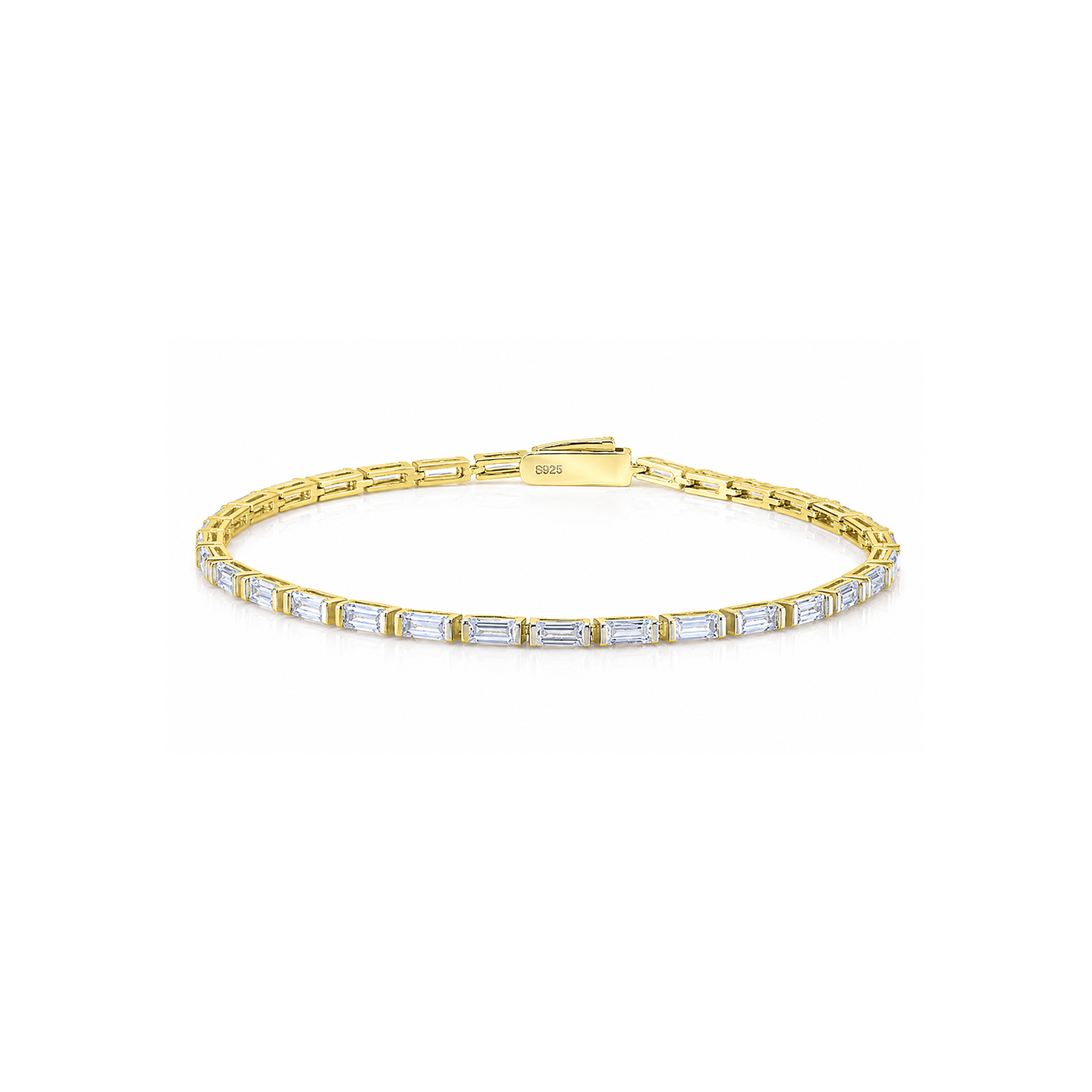 Linear Luxe Emerald-cut Bracelet