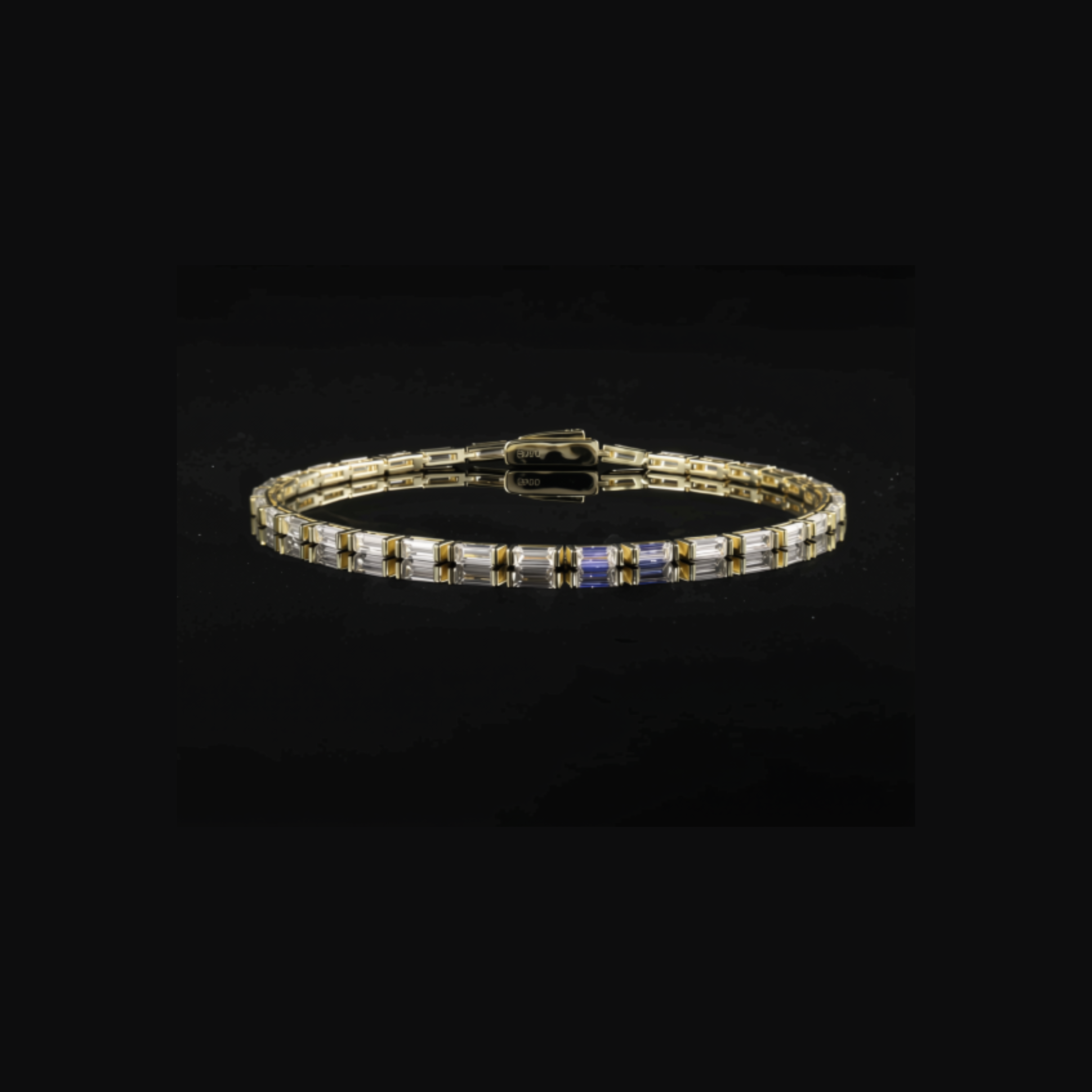 Linear Luxe Emerald-cut Bracelet