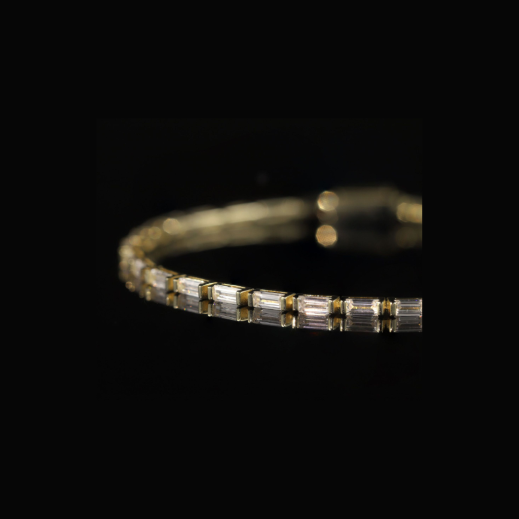 Linear Luxe Emerald-cut Bracelet