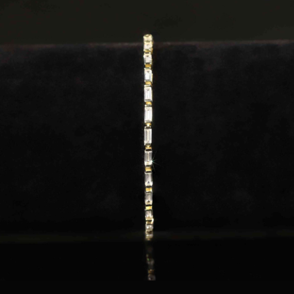 Linear Luxe Emerald-cut Bracelet
