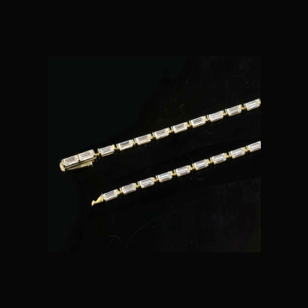 Linear Luxe Emerald-cut Bracelet