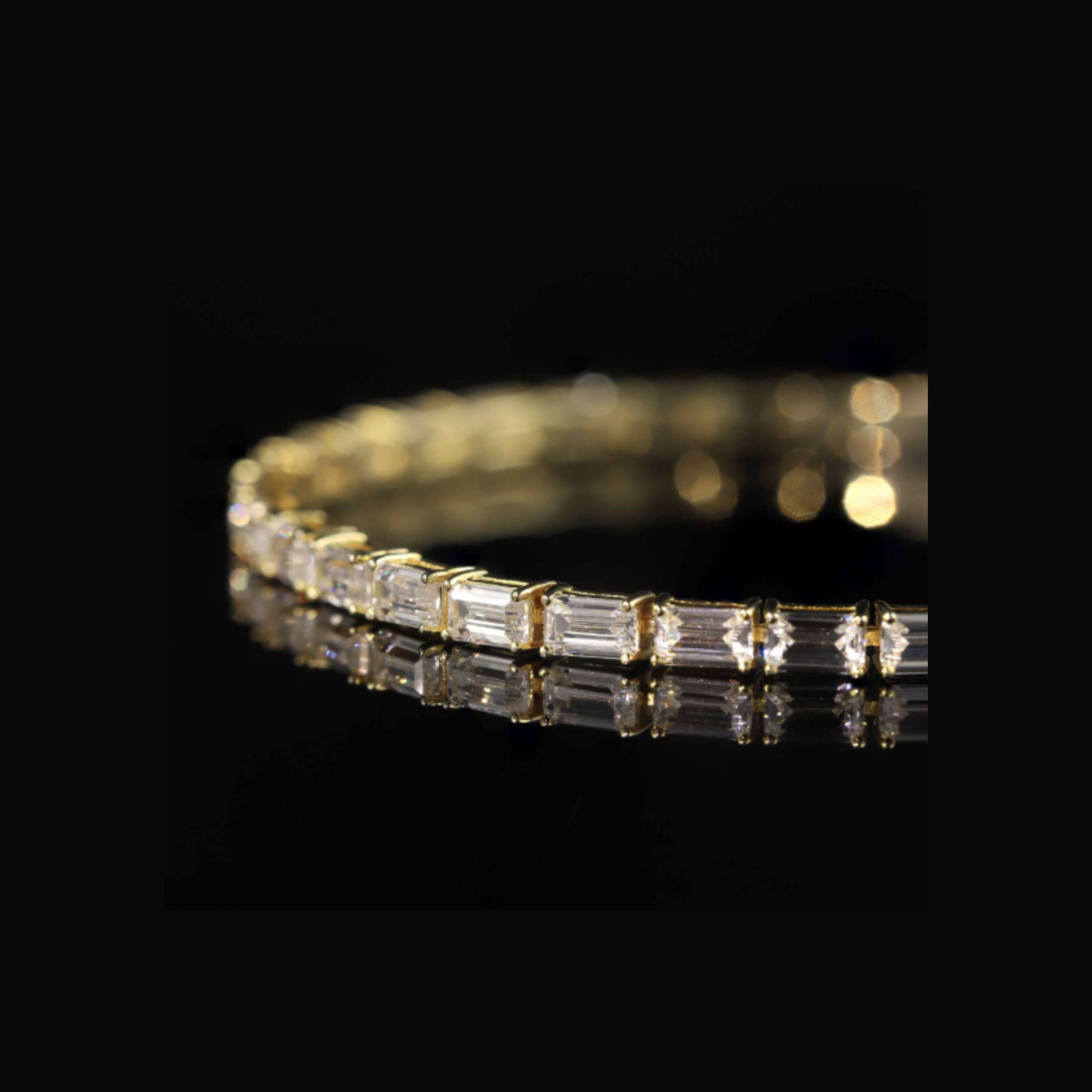 Linear Luxe Emerald-cut Bracelet