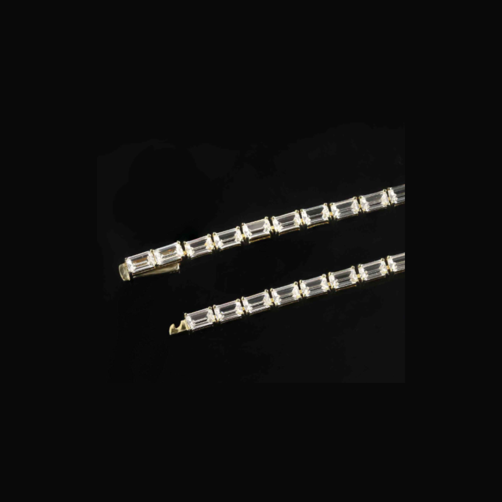 Linear Luxe Emerald-cut Bracelet