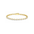 Linear Luxe Pear-cut Bracelet