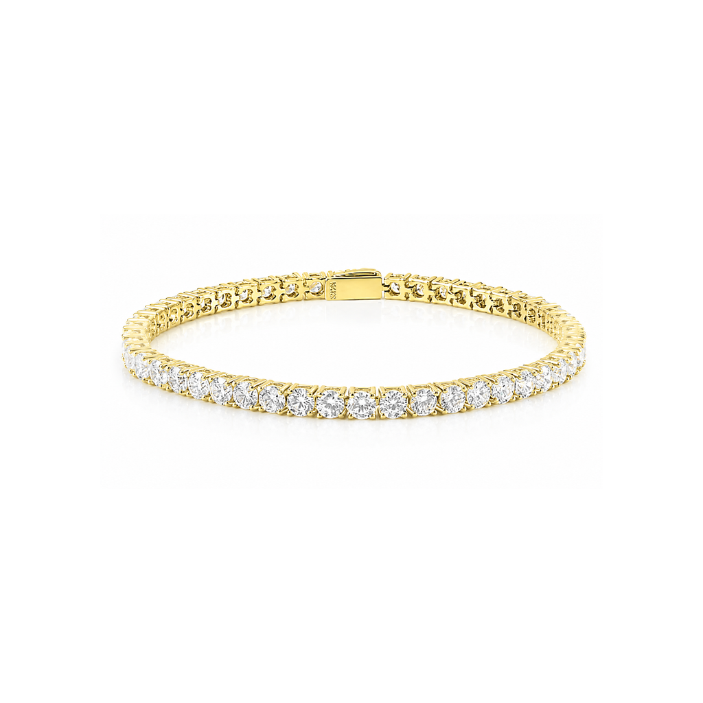 Linear Luxe Round-cut Bracelet
