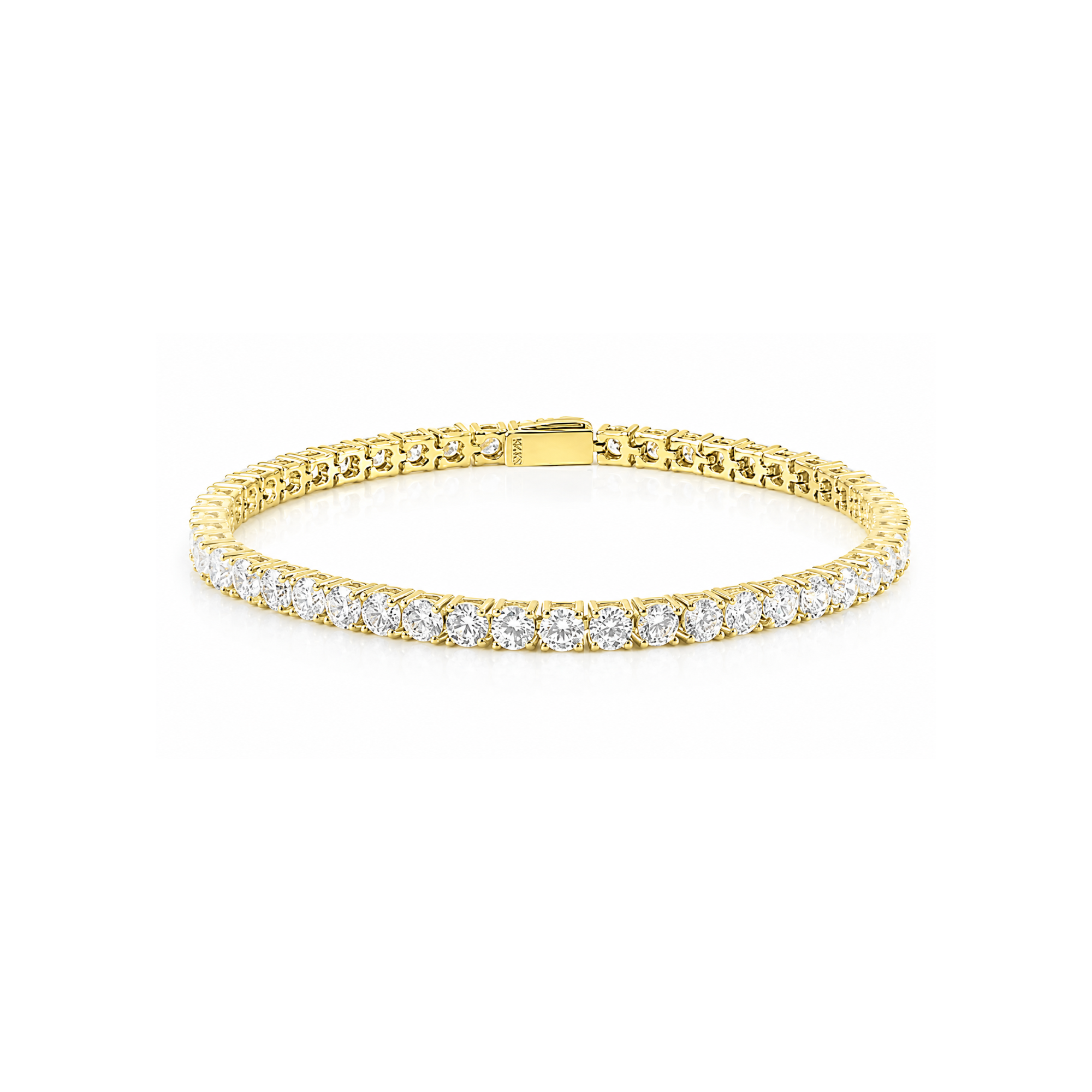 Linear Luxe Round-cut Bracelet