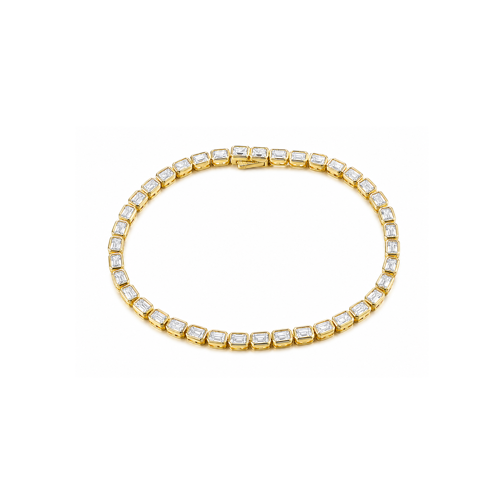 Eternal Amour Emerald Tennis Bracelet