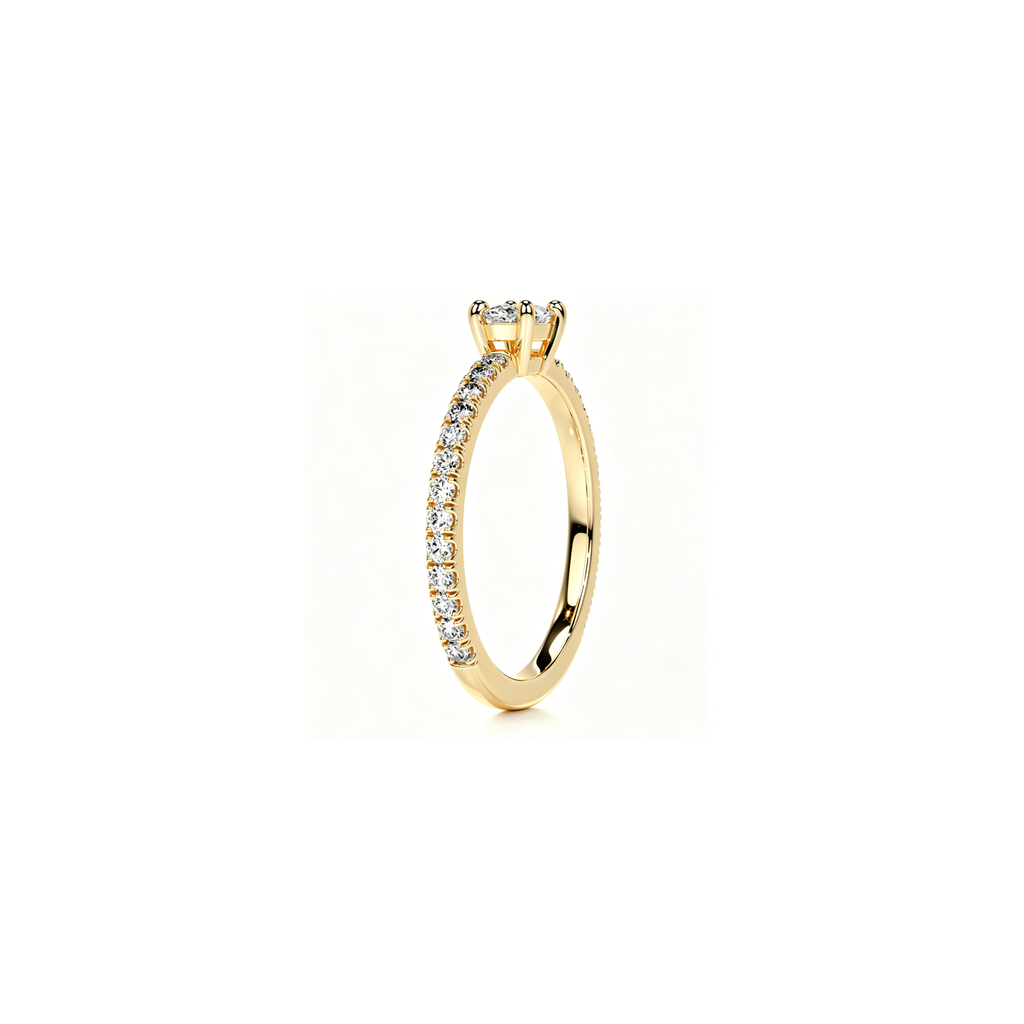 Micro Marquise Pavé Ring (0.5ct)