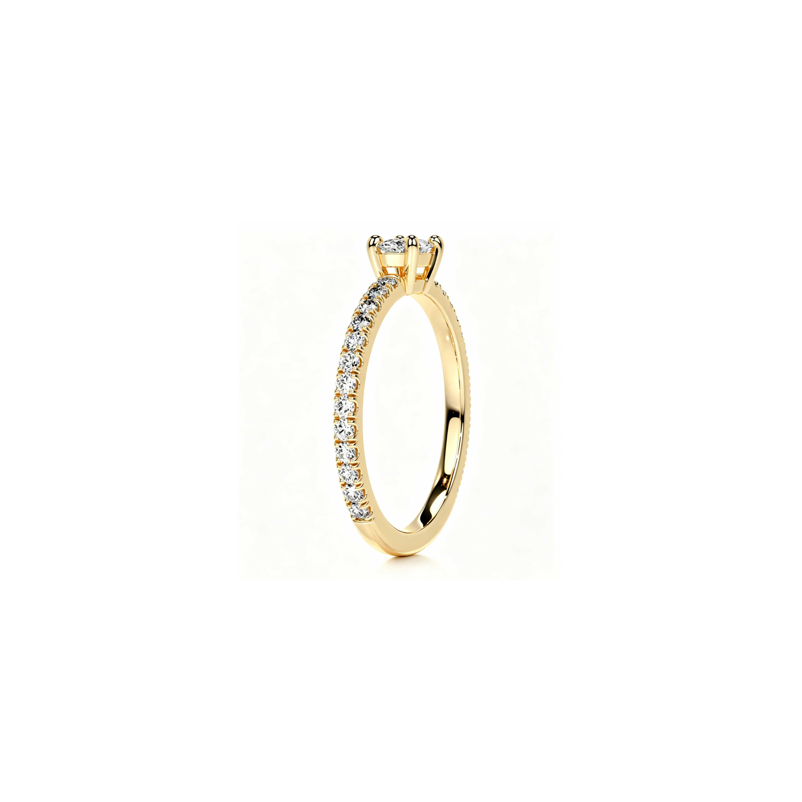 Micro Marquise Pavé Ring (0.5ct)