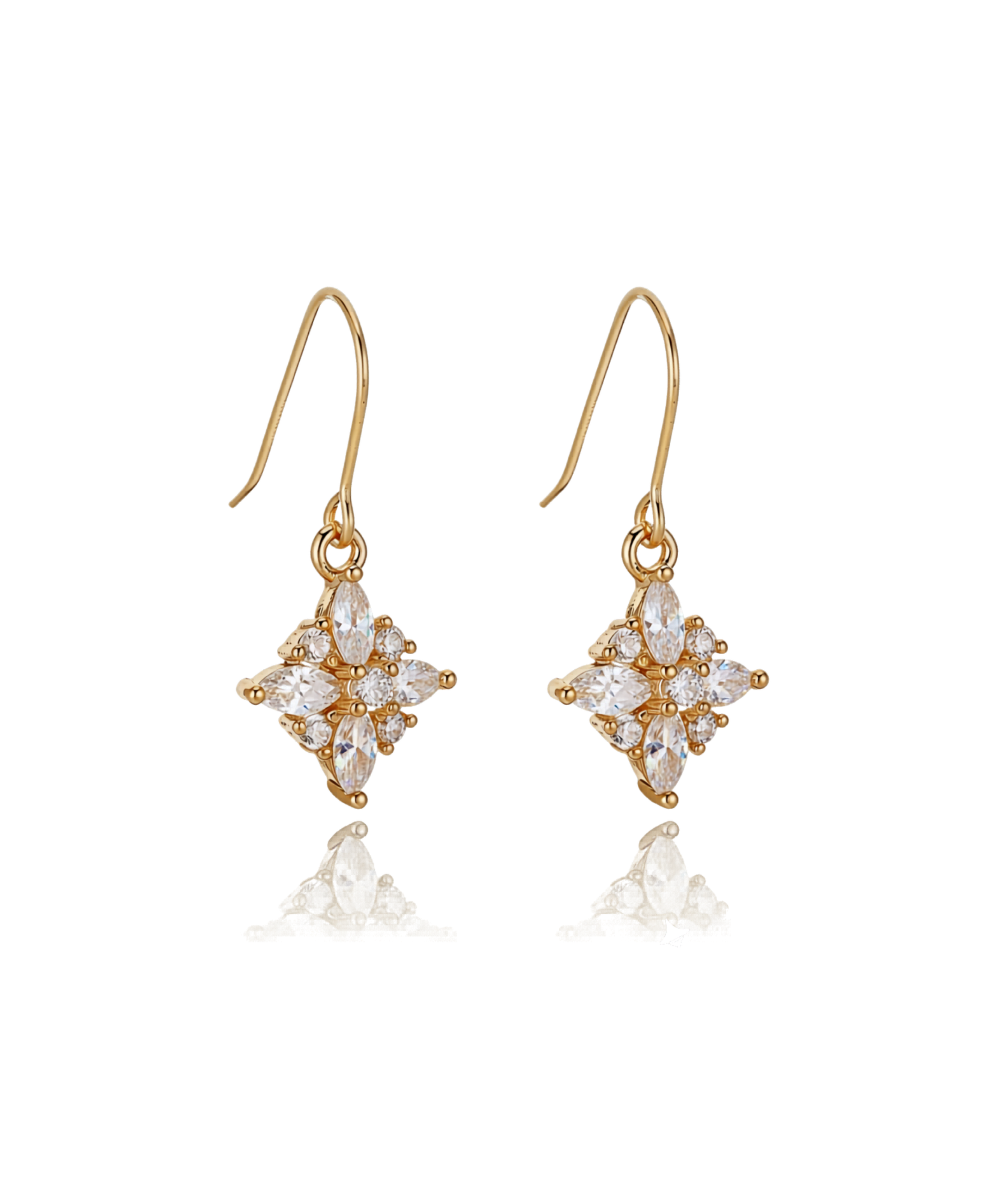 14K Gold Filled Flora Drop Earrings