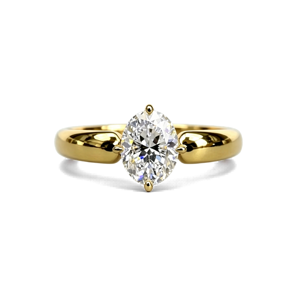2ct Oval Chunky Ring