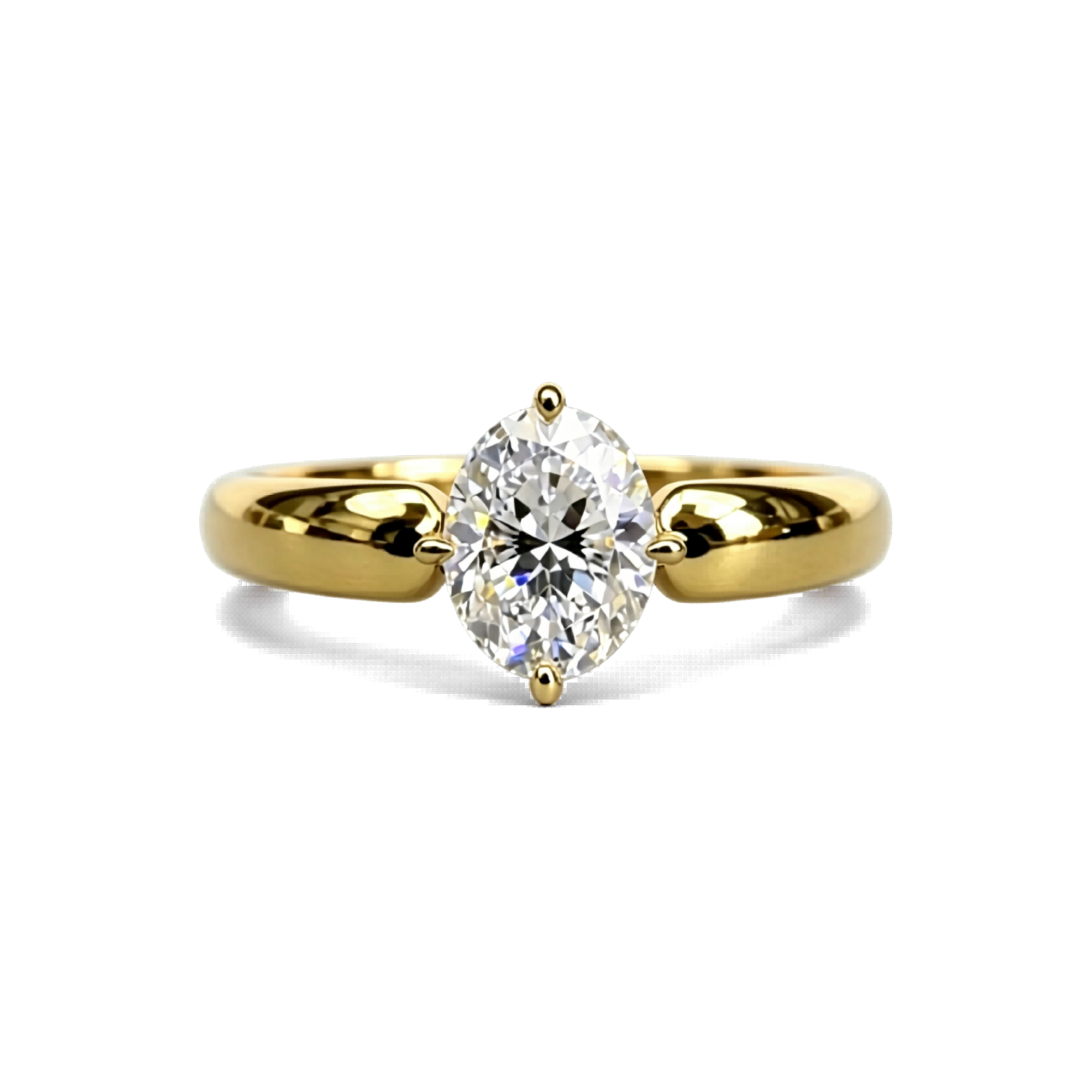 2ct Oval Chunky Ring