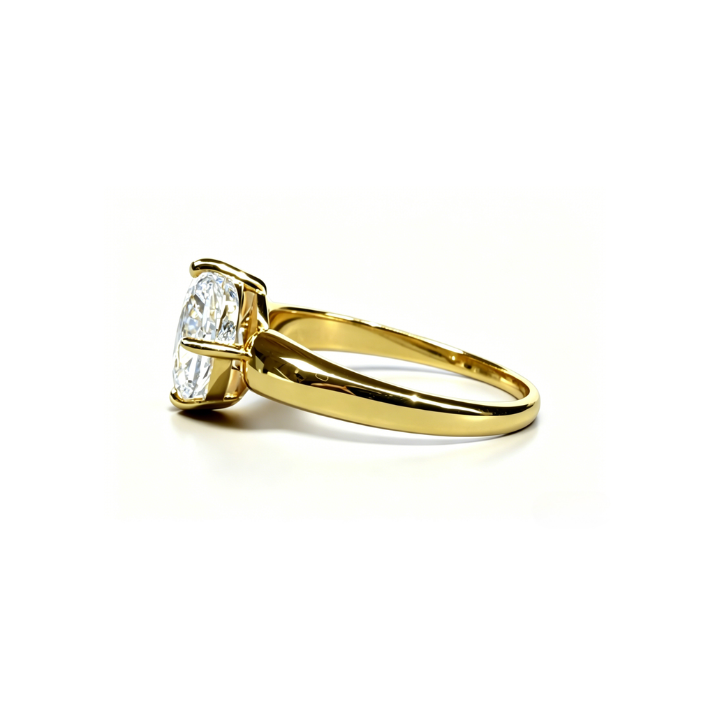 2ct Oval Chunky Ring