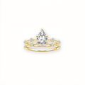 1ct Twinkle Teardrop Ring Set(2-Piece)