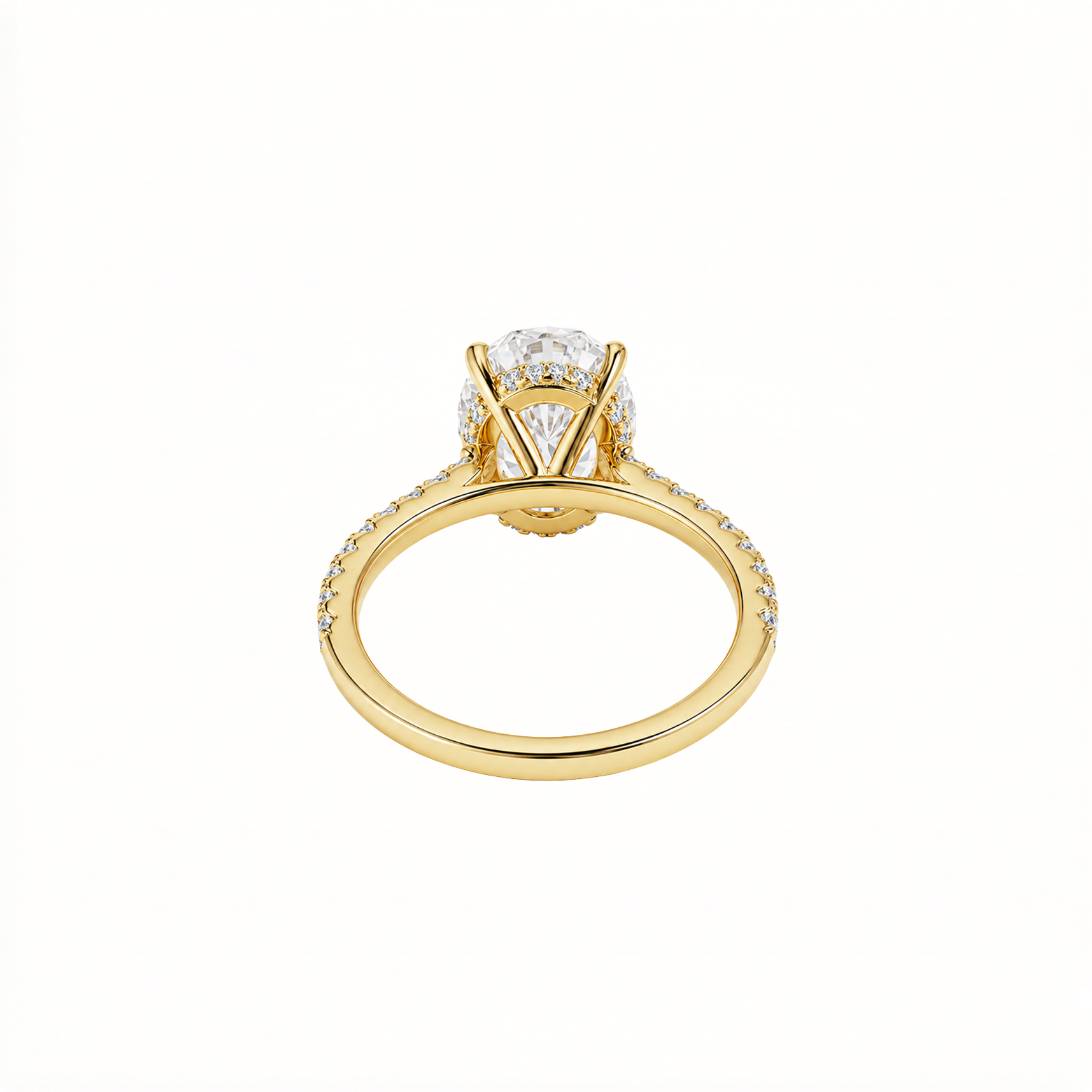 2ct Oval Stackable Ring Set (2-Piece)