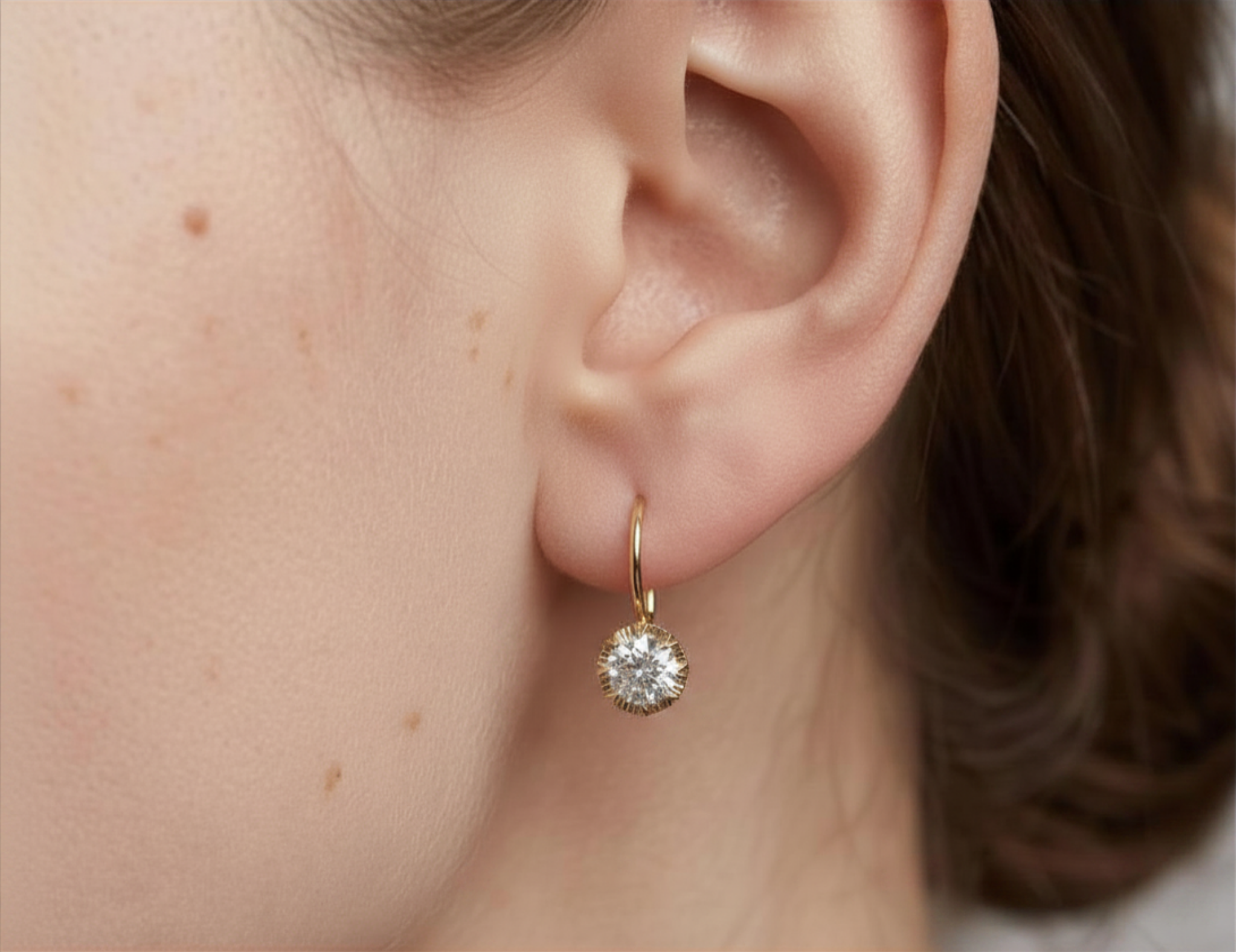 Timeless Blossom Halo Drop Earrings