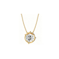 Radiant Round Pendant Necklace