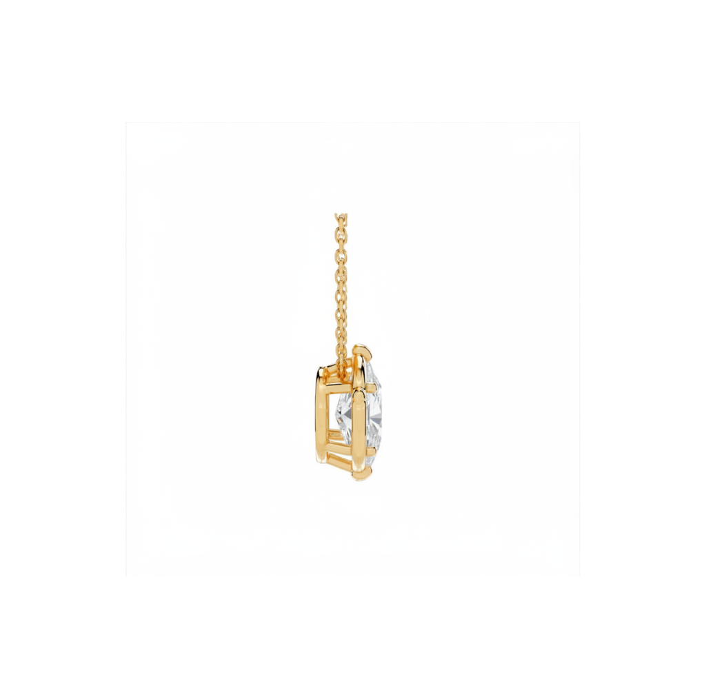 Radiant Marquise Pendant Necklace