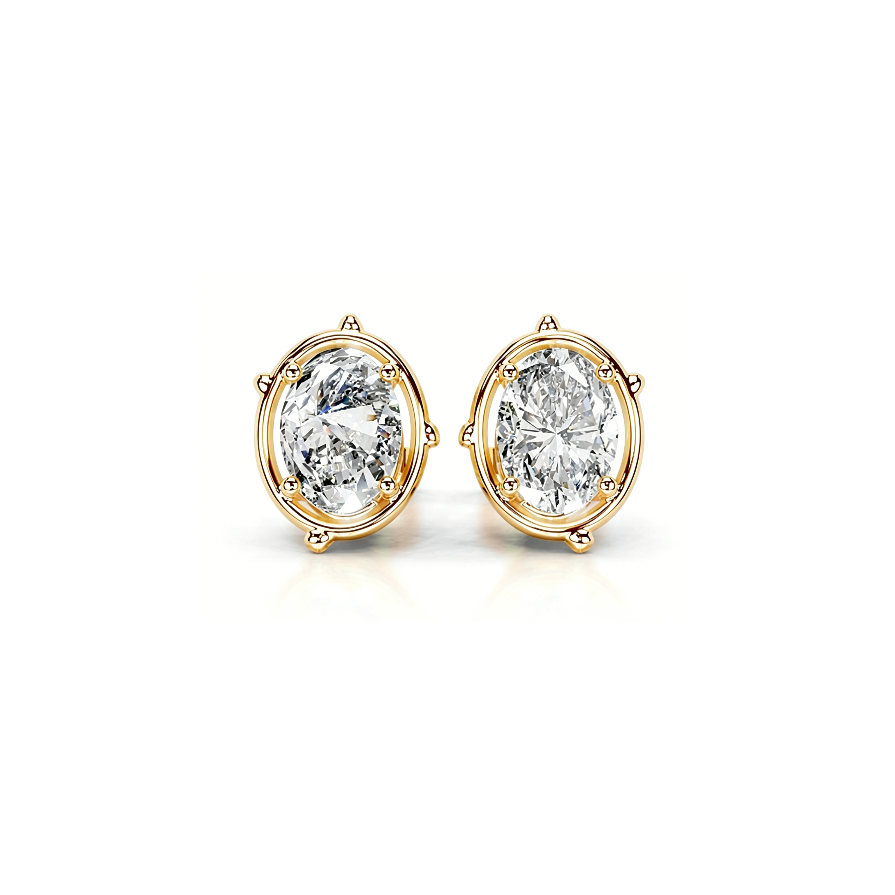 Radiant Oval Earrings