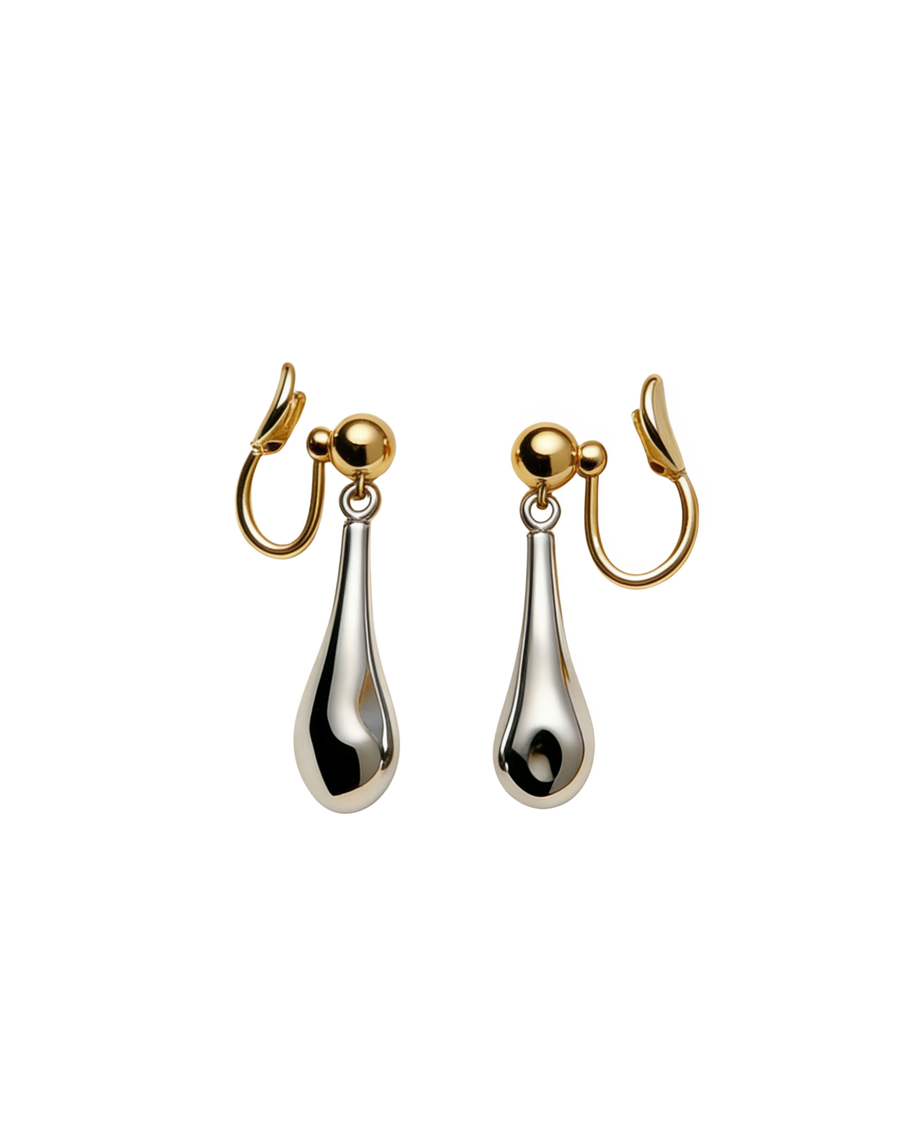 18K Gold Clip-on Earrings
