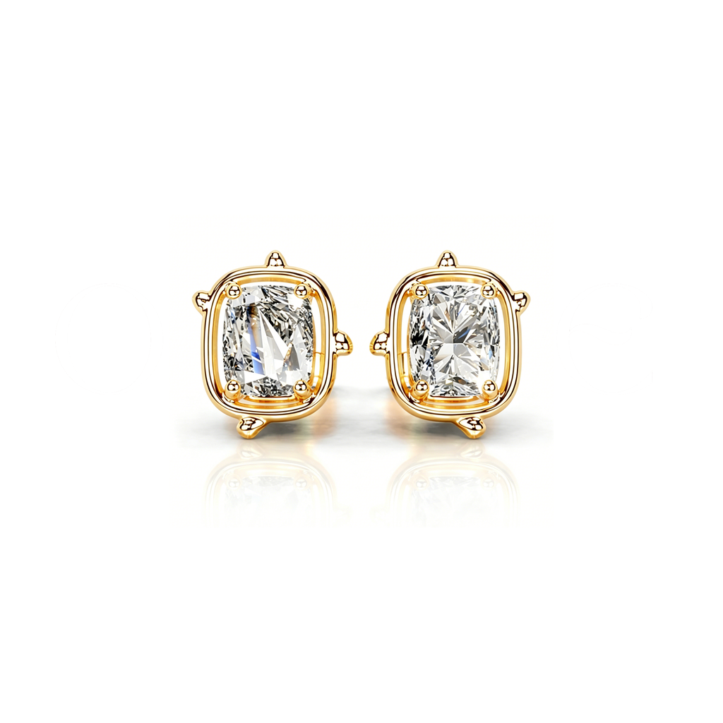 Radiant Cut Earrings