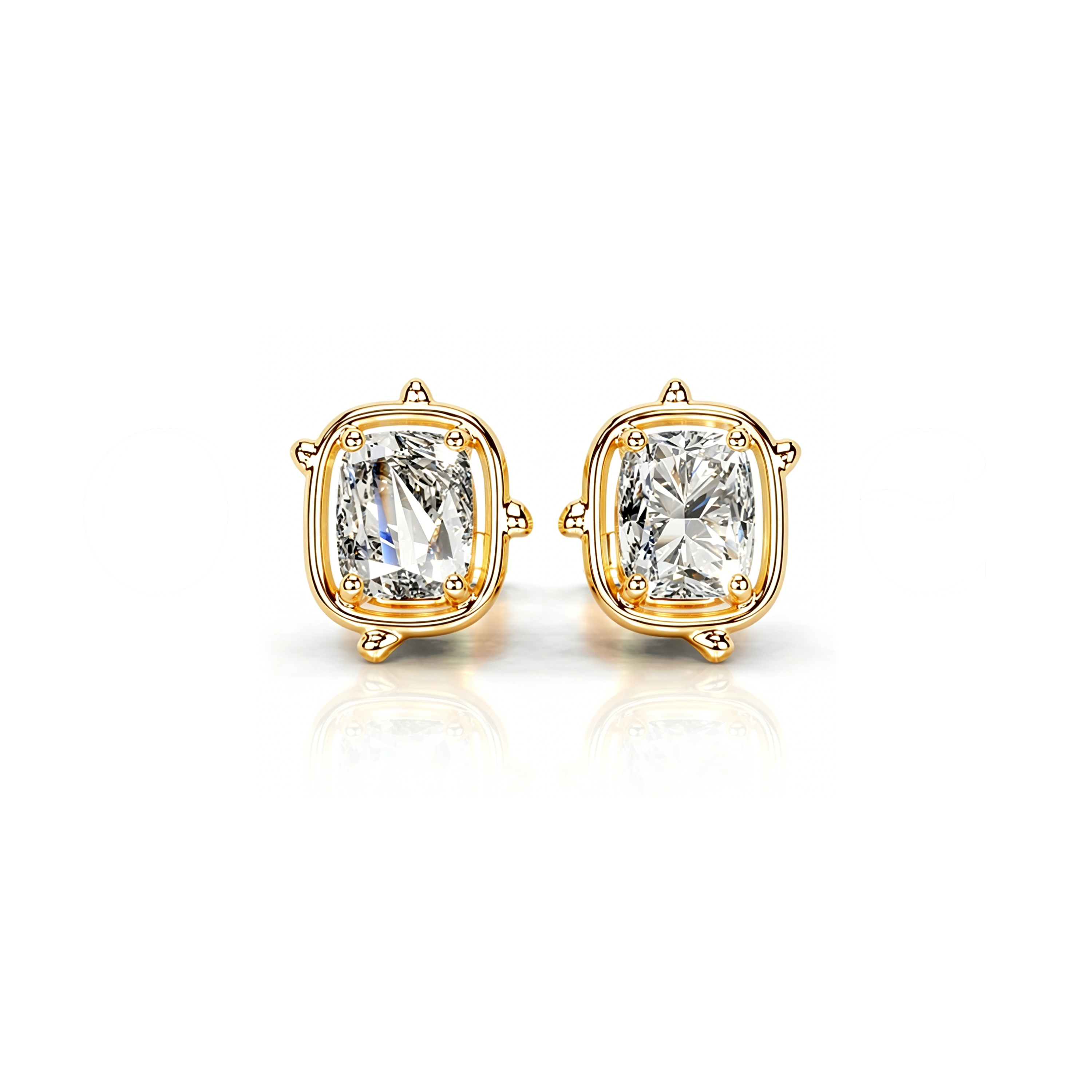 Radiant Cut Earrings